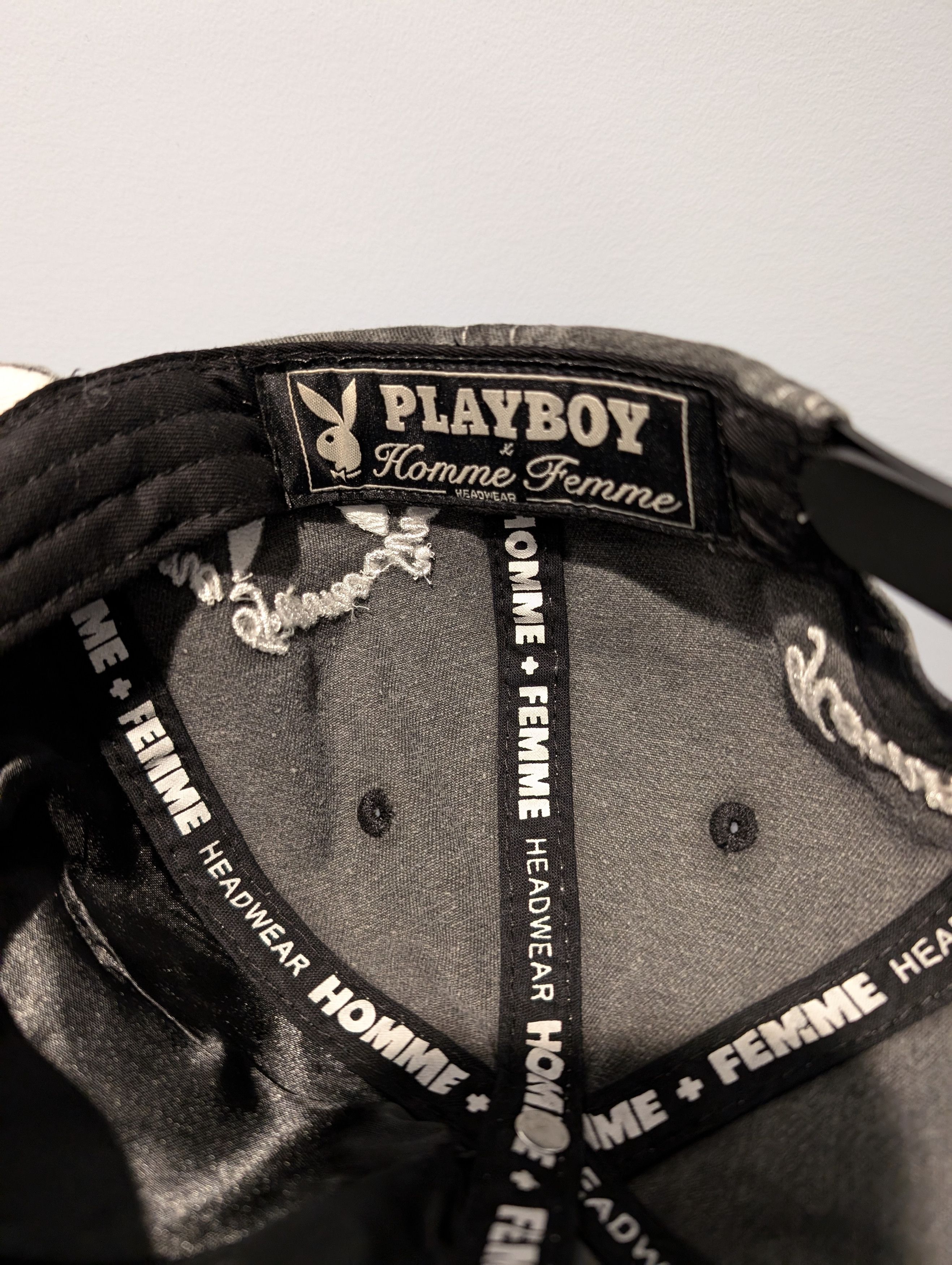 Homme + Femme La × Playboy Homme Femme x Playboy Hat Brand New Size ONE SIZE - 3 Thumbnail