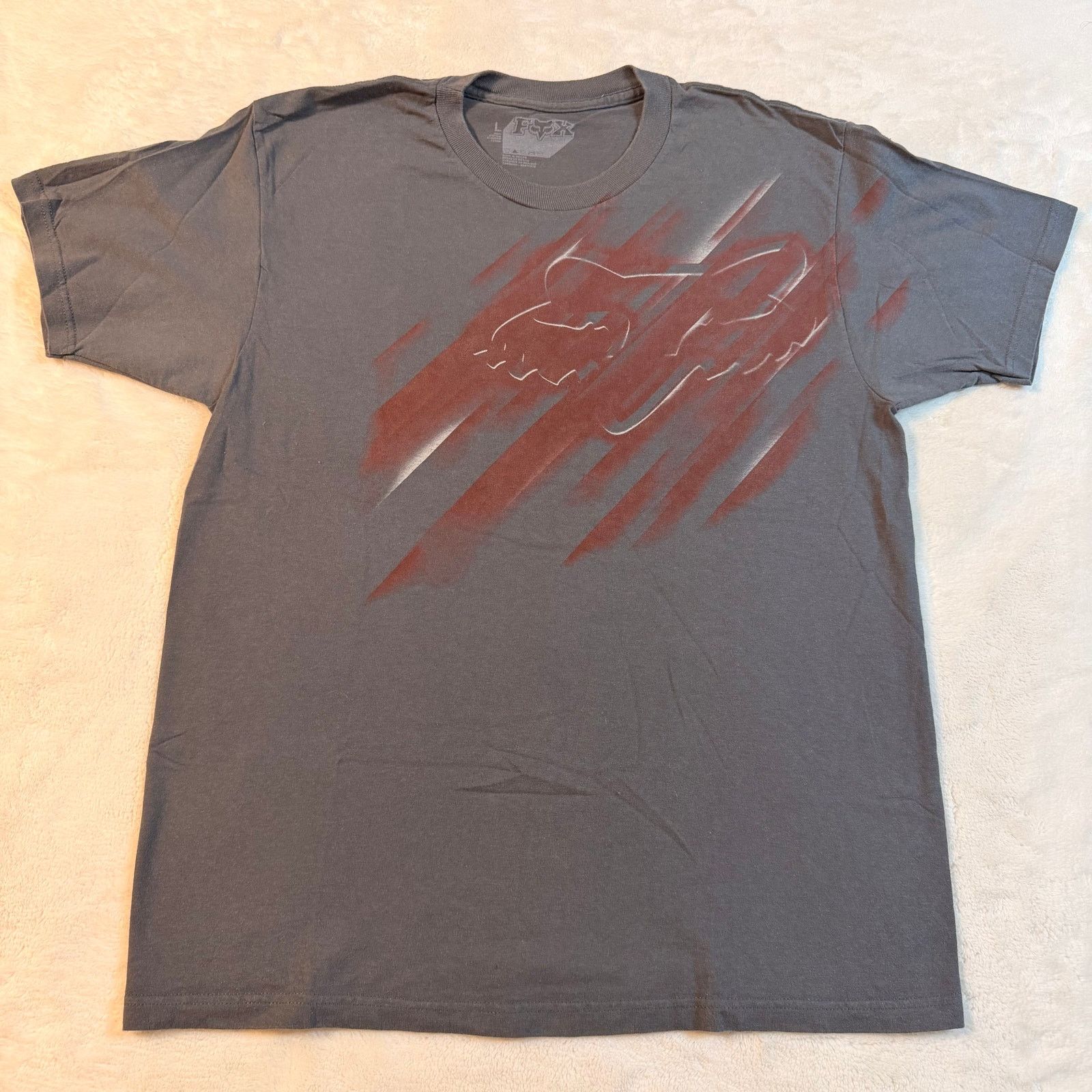 Fox Racing Gray Y2k FTX T-Shirt Size US L / EU 52-54 / 3 - 1 Thumbnail
