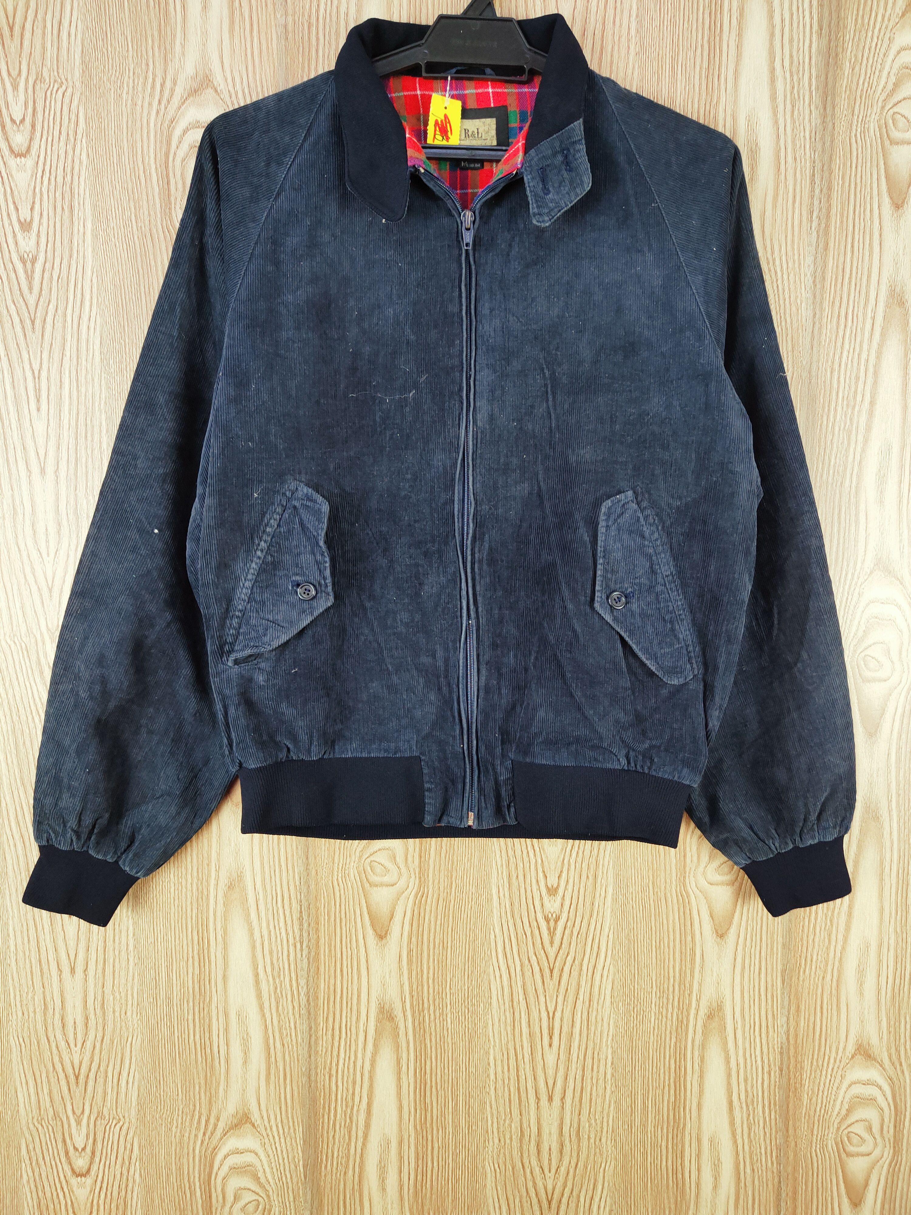 Vintage R&L Navy vintage Jackets #W262 Size US M / EU 48-50 / 2 - 1 Thumbnail