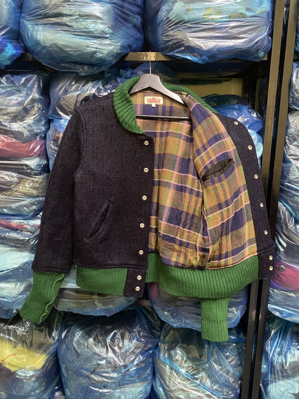 HOLLYWOOD RANCH MARKET VINTAGE 90S HR MARKET MOHAIR VARSITY JACKET MADE IN JAPAN Size US S / EU 44-46 / 1 - 7 Thumbnail