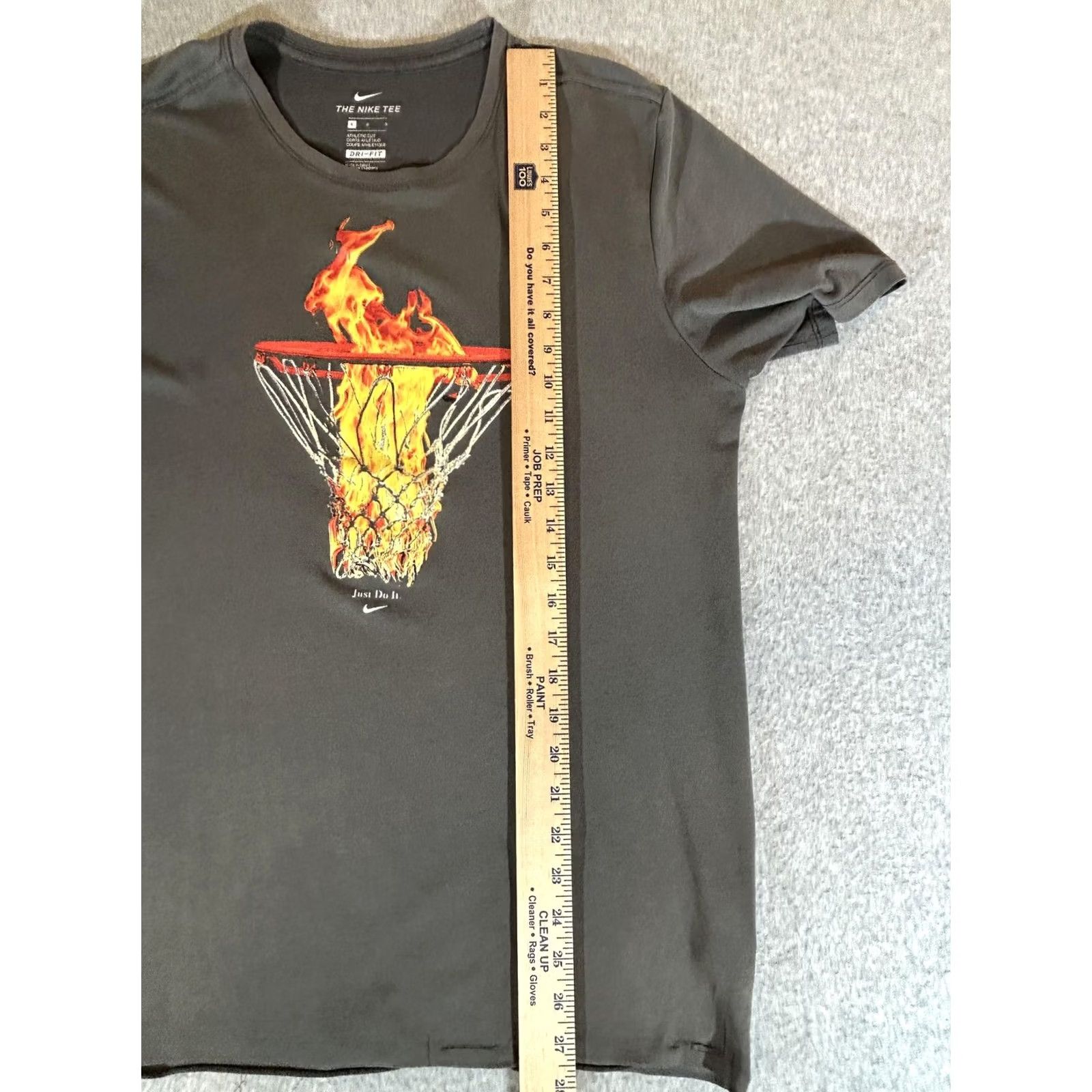 Nike Nike Shirt Mens Large Dri Fit Short Sleeve Basketball Hoop Graphic Athletic Cut Size US L / EU 52-54 / 3 - 7 Thumbnail