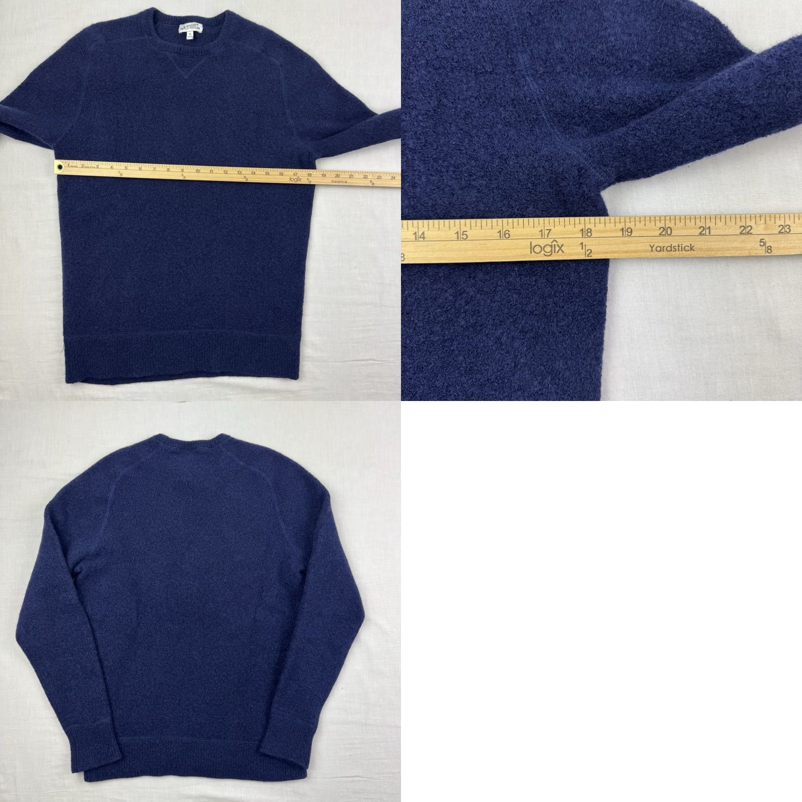 Peter Millar Peter Millar Sweater Pullover Mens XL Navy Blue Merino Wool Yak Preppy Classic Knit Crew Neck Casual Business Golf Size US XL / EU 56 / 4 - 8 Thumbnail