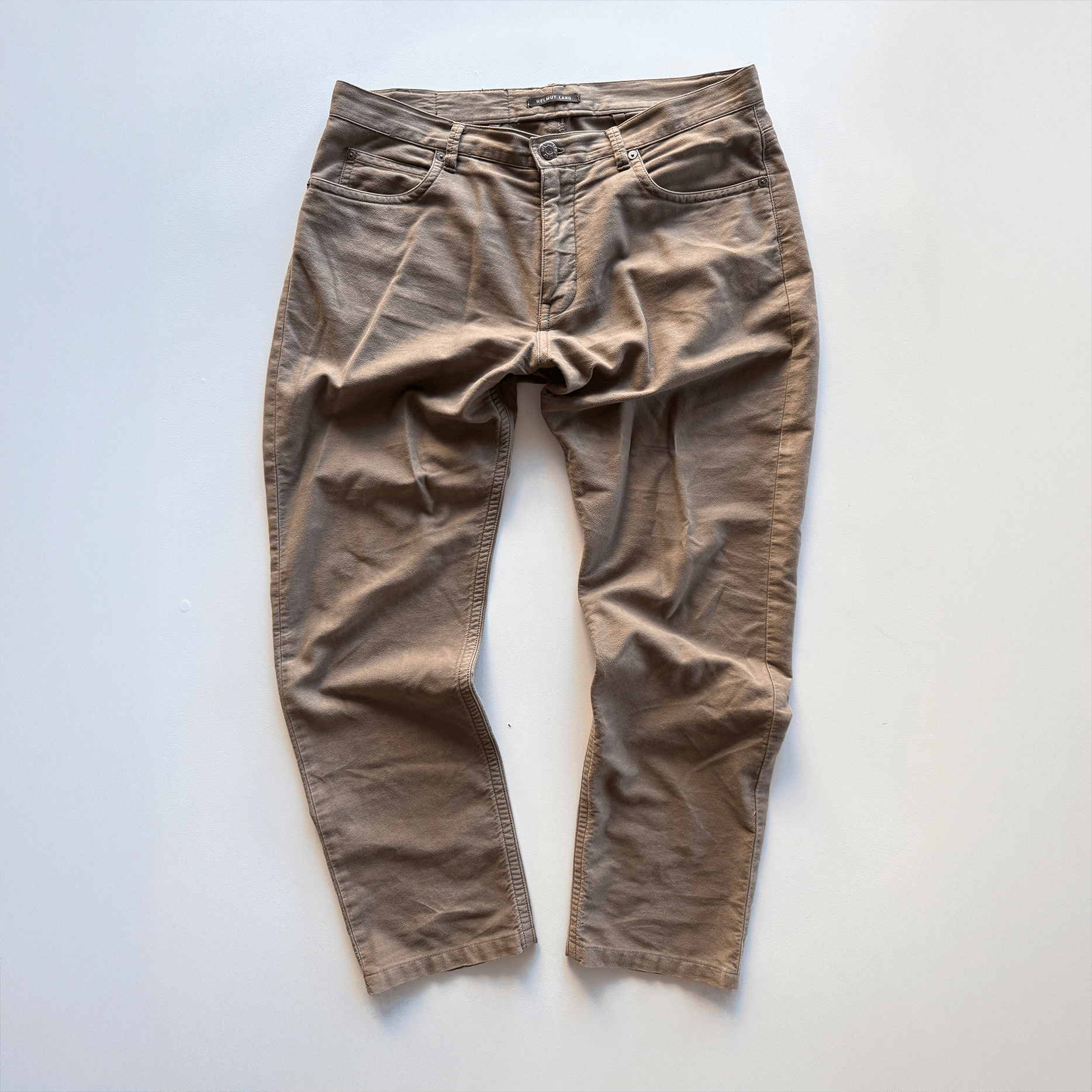 Helmut Lang Helmut Lang Moleskin Cotton Pants Size US 34 / EU 50 - 2 Thumbnail