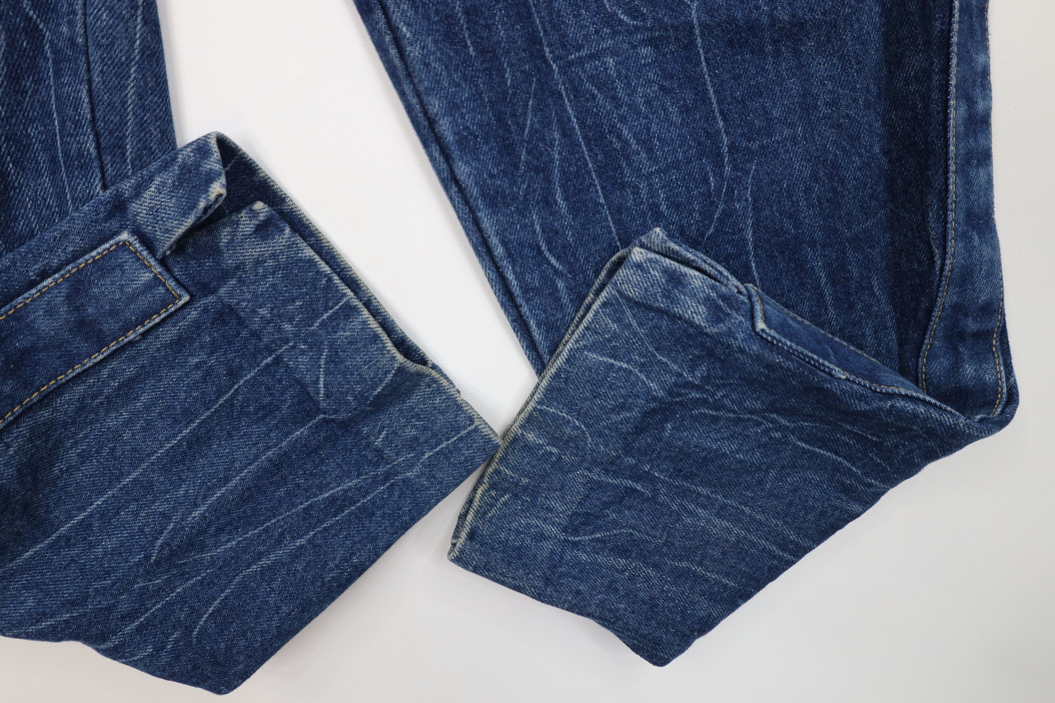 Vintage Vintage 90s Streetwear Acid Wash Tapered Leg Denim Jeans Size 36" / US 14 / IT 50 - 6 Thumbnail