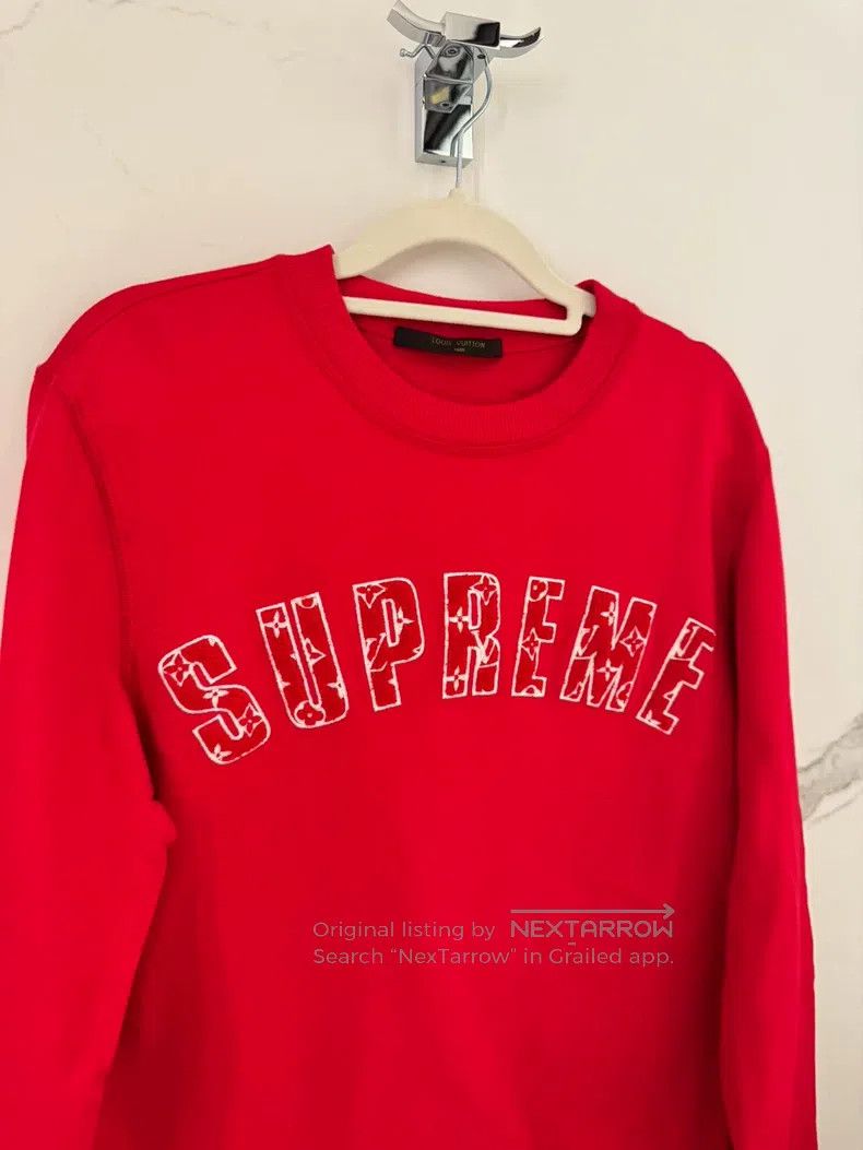 Louis Vuitton Louis Vuitton Supreme limited edition red flocked embroide Size US XS / EU 42 / 0 - 2 Thumbnail