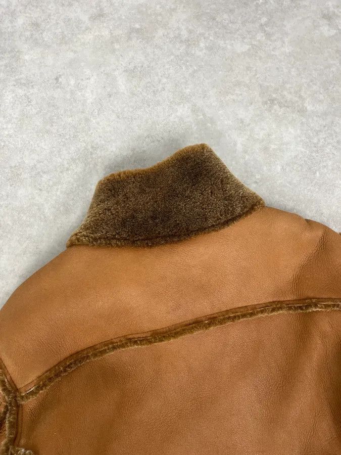 Dirk Bikkembergs 2000s Dirk Bikkembergs Brown Shearling Leather Jacket Size US M / EU 48-50 / 2 - 7 Thumbnail