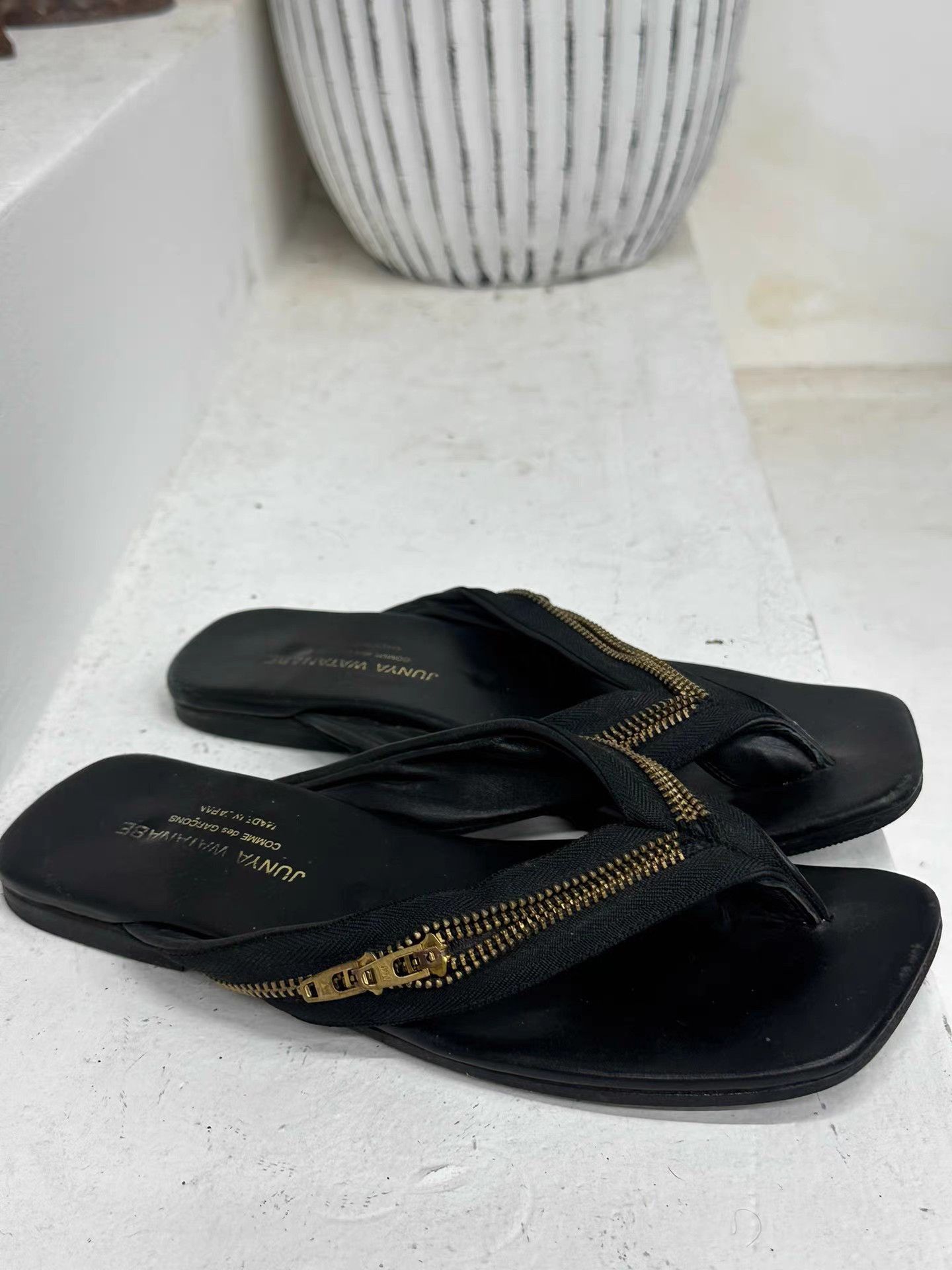 Junya Watanabe Junya watanabe Zip Detail Flip Flops K20 Size US 7 / IT 37 - 3 Thumbnail