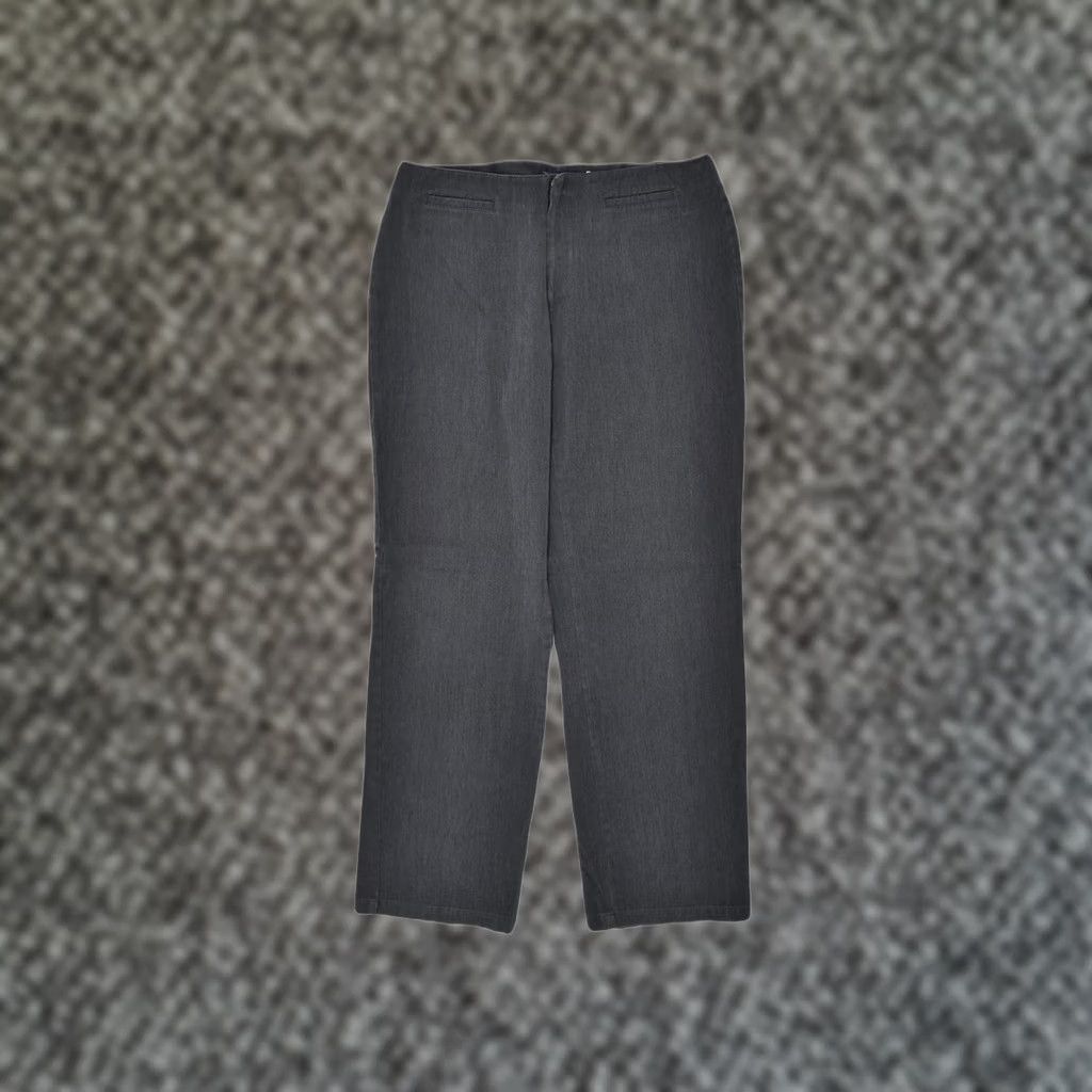 Dockers DOCKERS Womens Straight Trousers Grey UK 12 Medium W32 L29 Classic Size 34" / US 12 / IT 48 - 1 Thumbnail