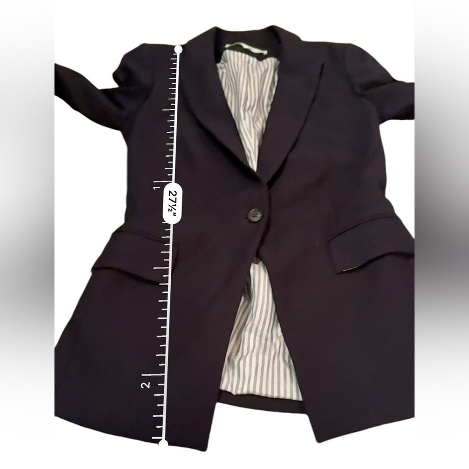 Veronica Beard Veronica Beard Classic Crepe Single Button Blazer Sz 0 Size XS / US 0-2 / IT 36-38 - 12 Thumbnail