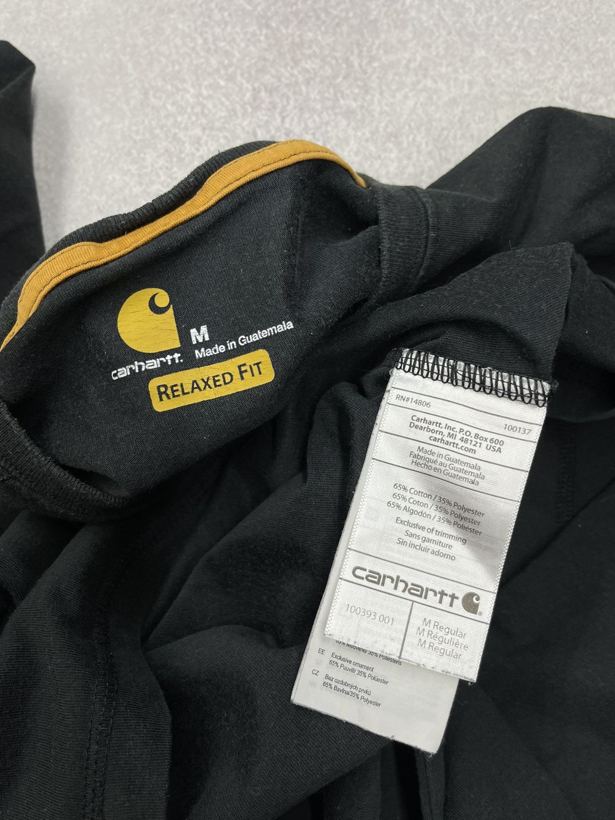 Carhartt Vintage Carhartt Force Cotton Longsleeve Black Y2K Size US M / EU 48-50 / 2 - 7 Thumbnail