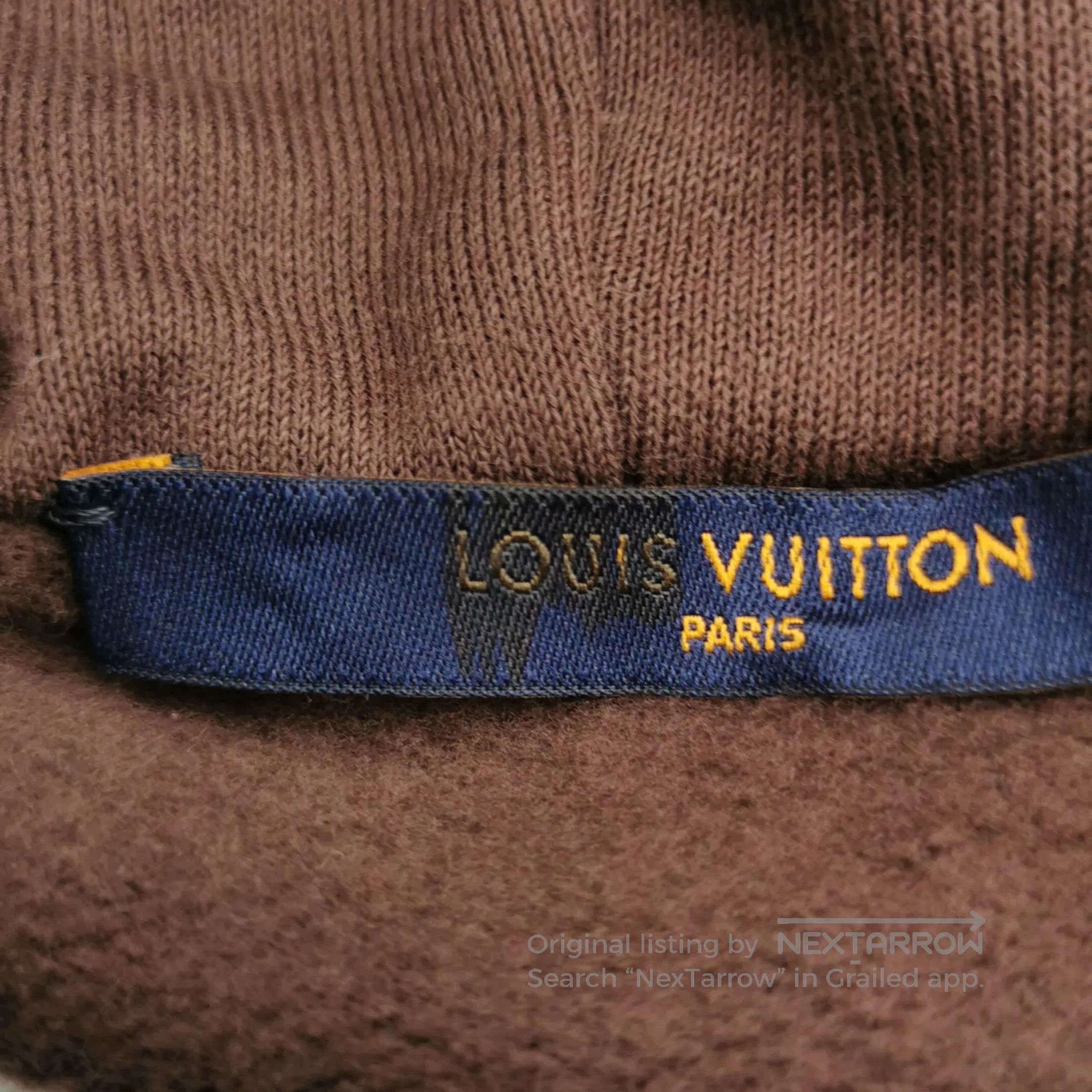 Louis Vuitton Louis Vuitton Brown Embroidered Bee Hoodie L. Size US L / EU 52-54 / 3 - 1 Thumbnail
