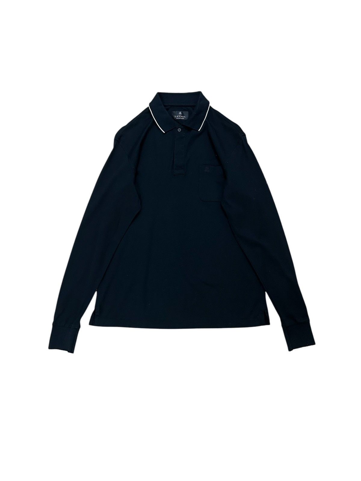Designer × Lanvin Rare Lanvin Collection Longsleeve Polo Shirt Like New Size US M / EU 48-50 / 2 - 1 Thumbnail