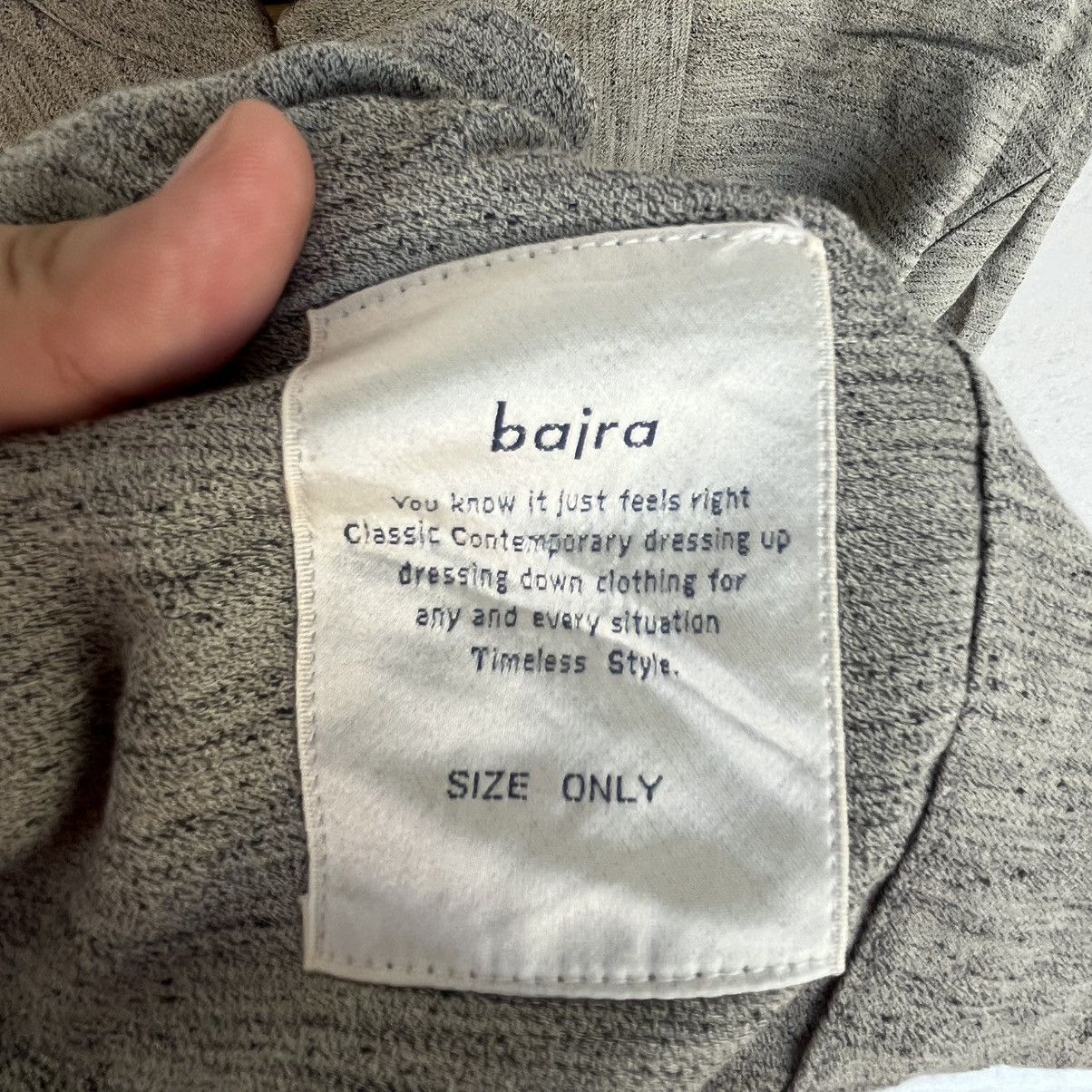 Other Vintage Bajra Grey Linen Jacket With Silver Buttons Size XL / US 12-14 / IT 48-50 - 6 Thumbnail