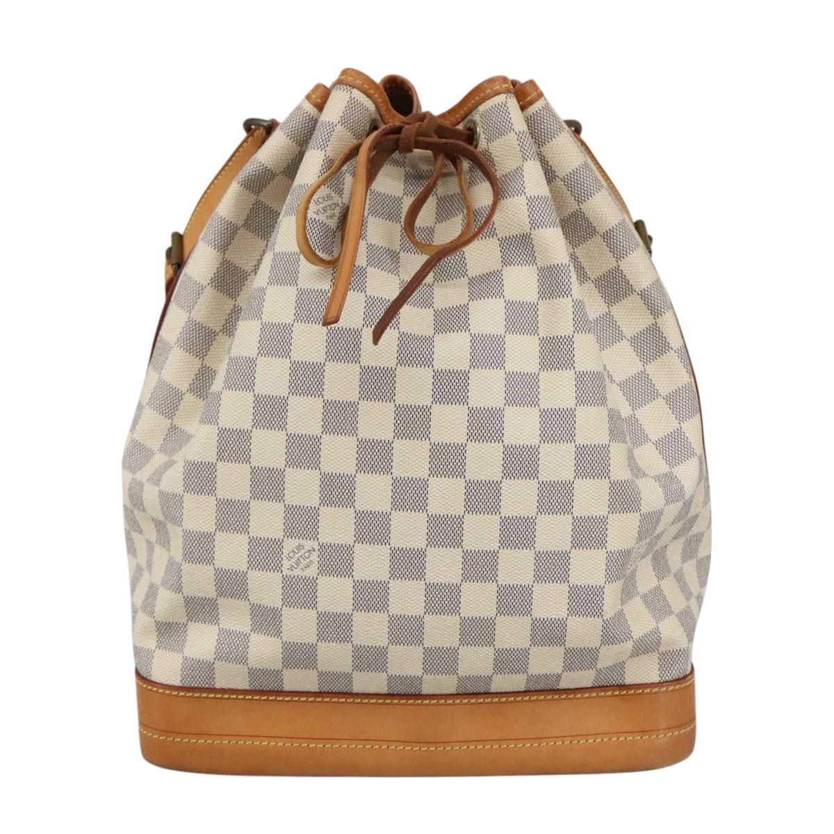 Louis Vuitton Noe White Canvas Shoulder Bag (Pre-Owned) Size ONE SIZE - 1 Thumbnail