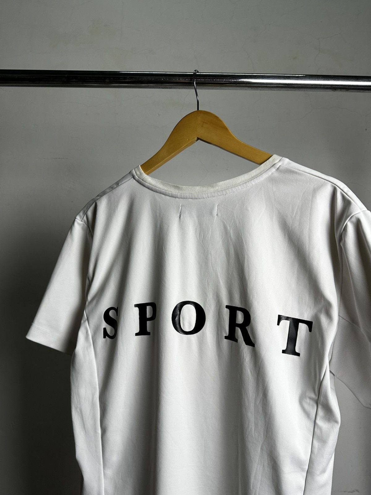 Japanese Brand 1PIU1UGUALE3 Sport Spellout Jersey tee Size US M / EU 48-50 / 2 - 7 Thumbnail