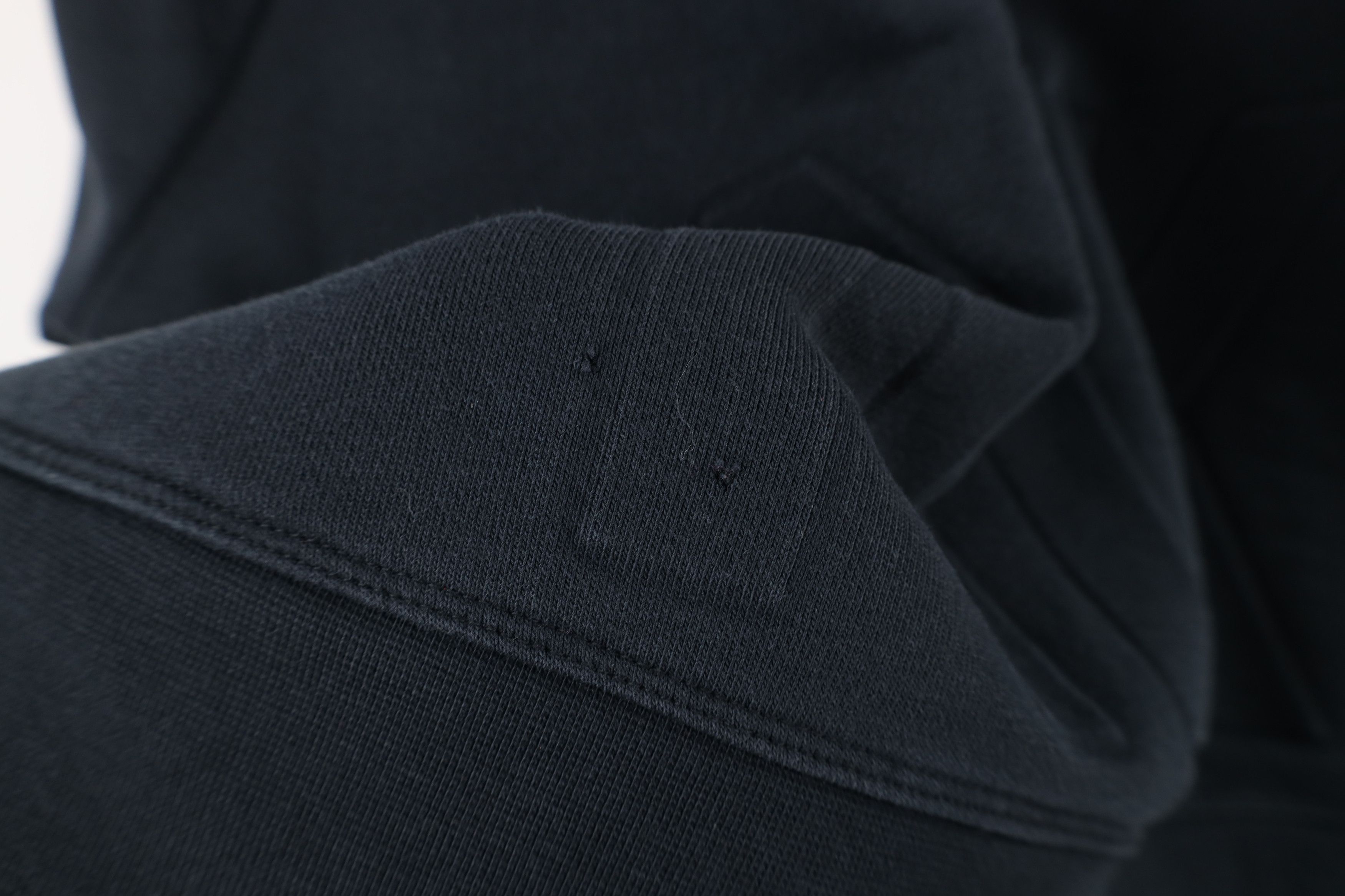 Nike × Vintage Vintage Y2K Nike Letter Spell Out Cropped Sweatshirt Black Size XXL / US 16-18 / IT 52-54 - 7 Thumbnail