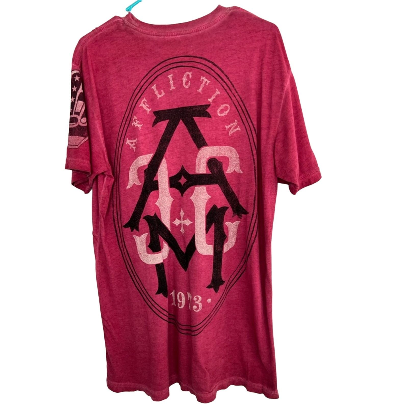 Affliction VINTAGE AFFLICTION AMERICAN CUSTOM MOTOR CLUB AOP SHIRT Size US L / EU 52-54 / 3 - 2 Thumbnail