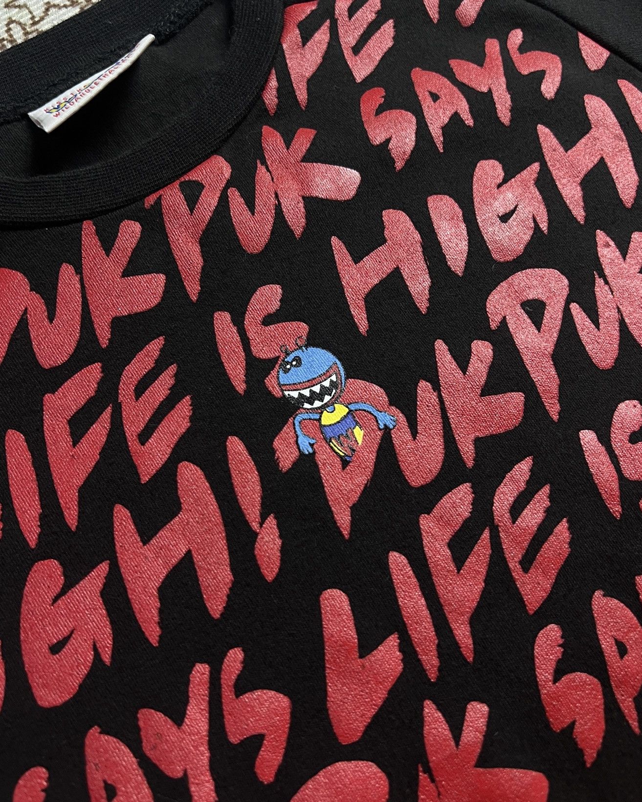 W&LT W&LT 90s “Puk Puk Says Life is High” Sweater Size XS / US 0-2 / IT 36-38 - 2 Thumbnail