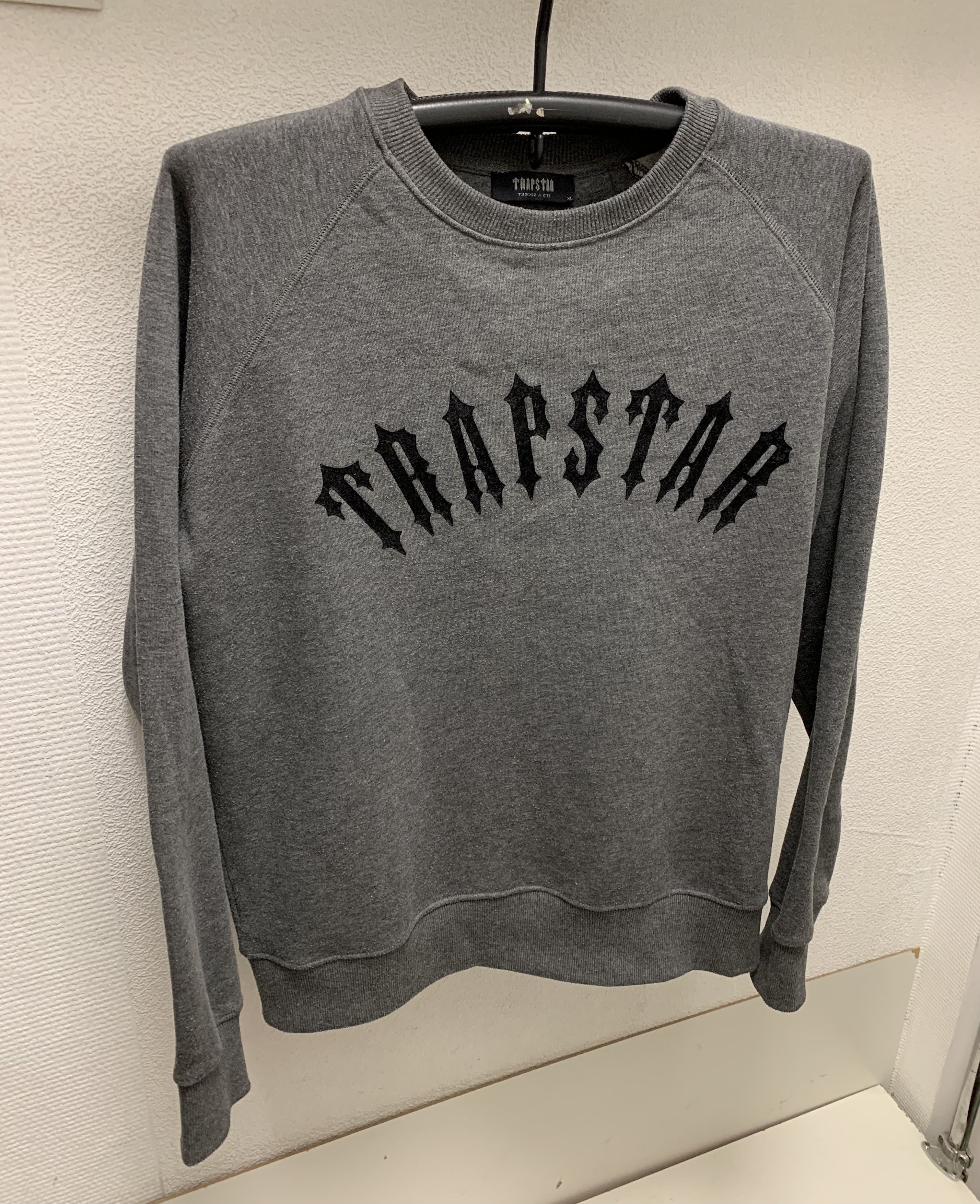 Trapstar grey sweatshirt hotsell