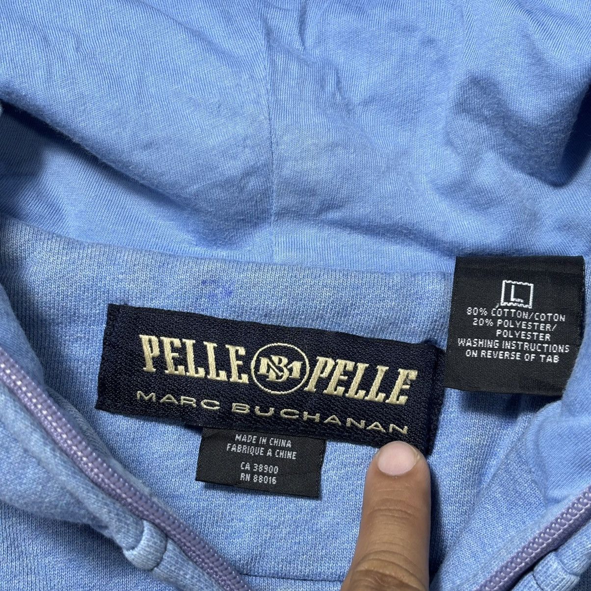 Pelle Pelle vintage Y2k Pelle Pelle full-zip hoodie in a light blue Size US L / EU 52-54 / 3 - 8 Thumbnail