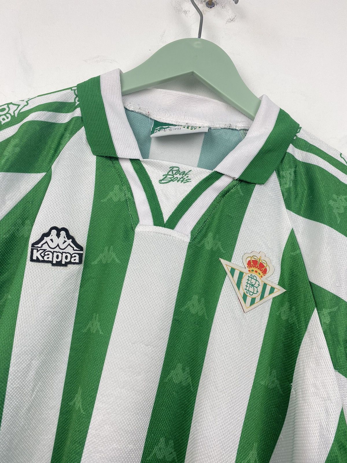 Kappa Vintage Real Betis 1995 1997 Kappa Soccer Jersey PSG Milan Size US S / EU 44-46 / 1 - 2 Thumbnail