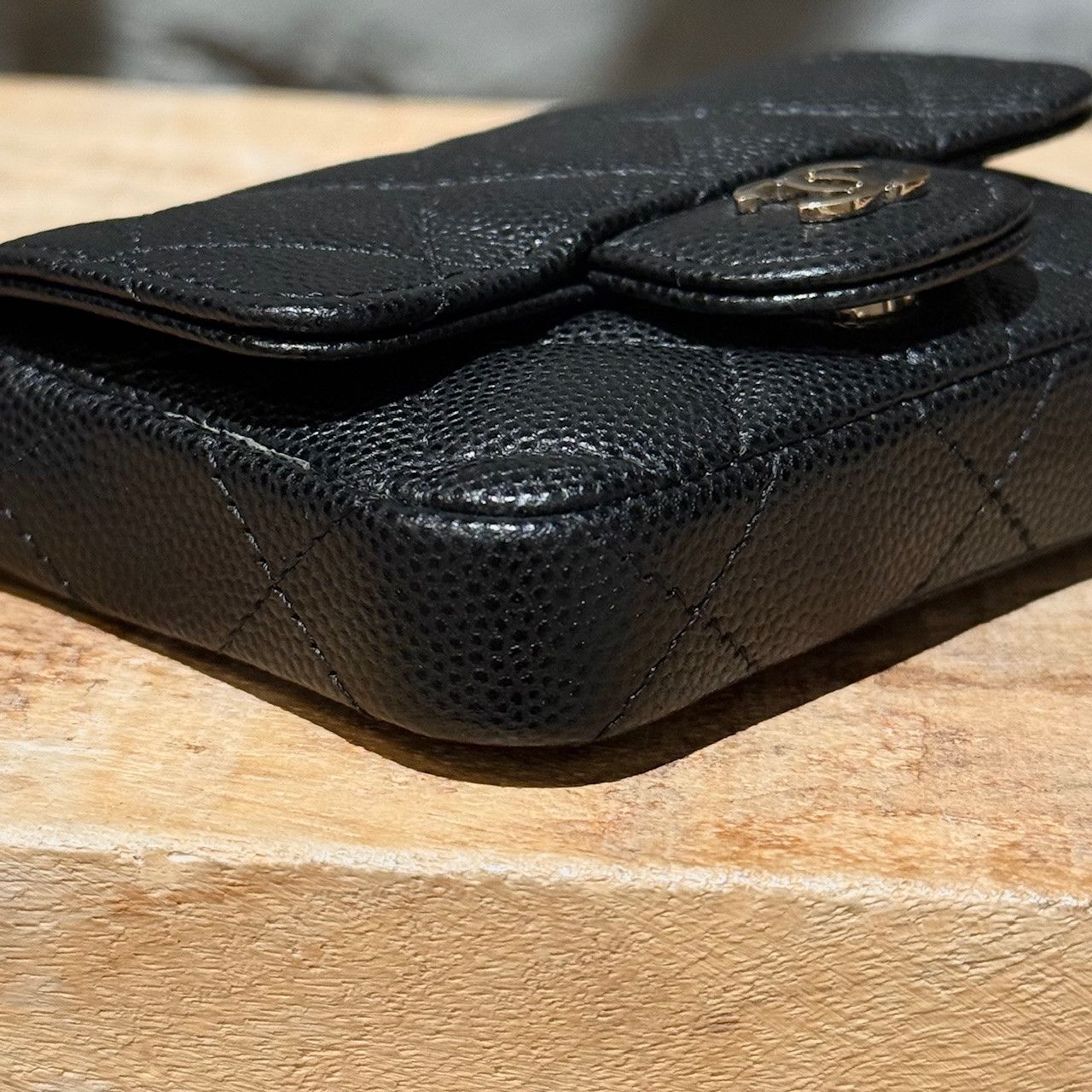 Chanel Chanel 2021 Black Caviar Mini Chain Belt Bag Size ONE SIZE - 17 Thumbnail