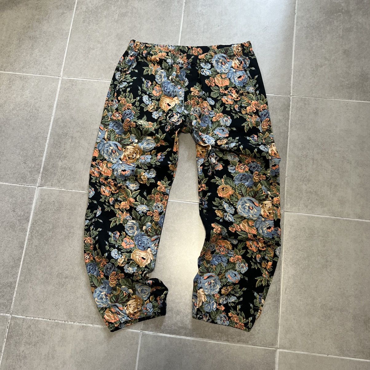 Supreme Floral Flower Pants | Grailed