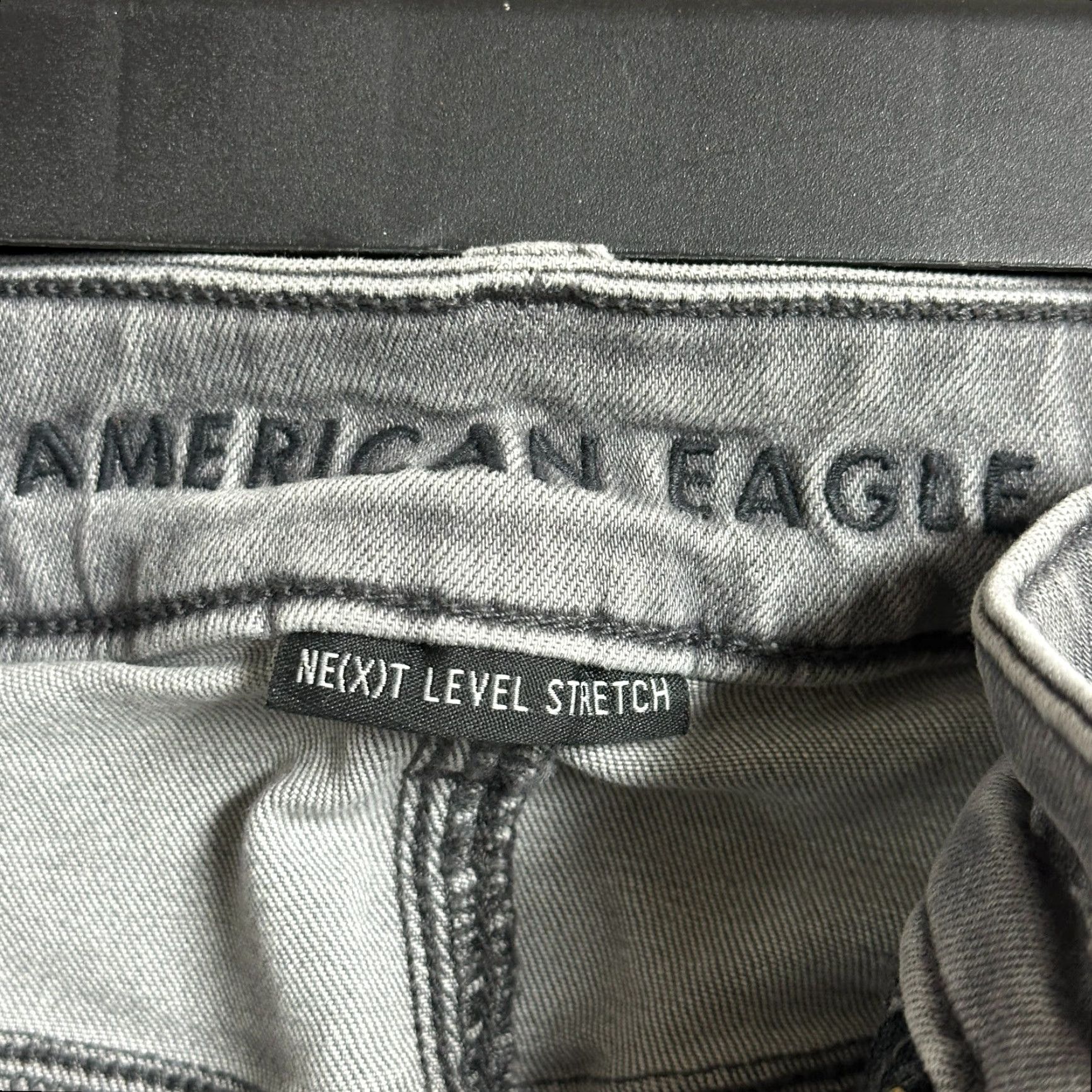 American Eagle Outfitters VINTAGE American Eagle Outfitters Jegging Womens 6 Short Distressed Ripped Grunge Streetwear Y2K Size 28" / US 6 / IT 42 - 6 Thumbnail