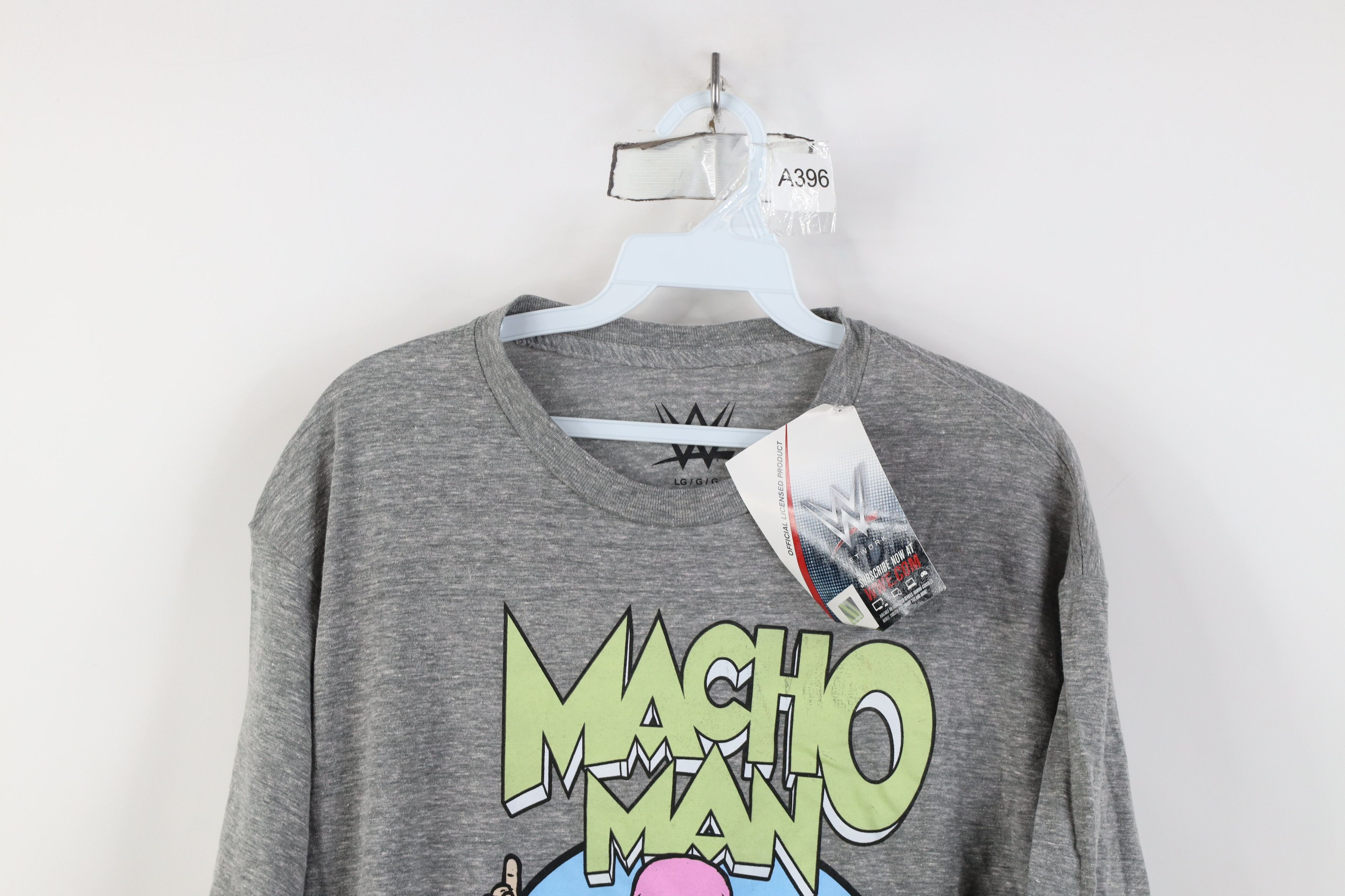 Vintage Deadstock Y2K Retro WWE WWF Man Randy Savage T-Shirt Gray Size US L / EU 52-54 / 3 - 2 Thumbnail