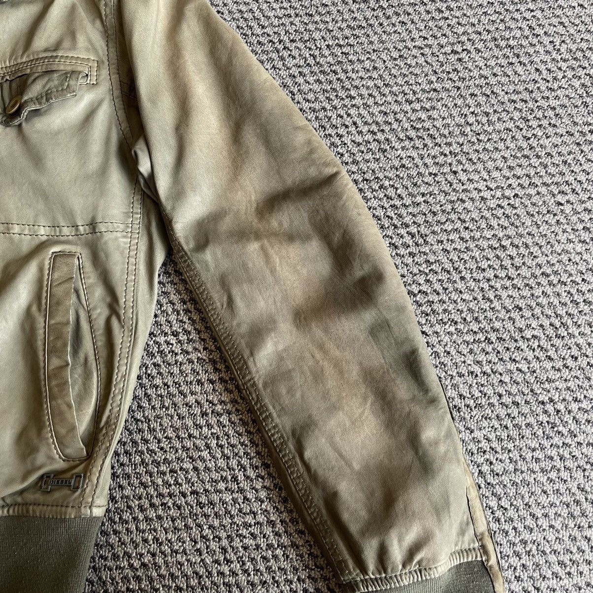 Diesel Diesel Leather Jacket Classic Vintage Prefer Size S to M Size US M / EU 48-50 / 2 - 14 Thumbnail