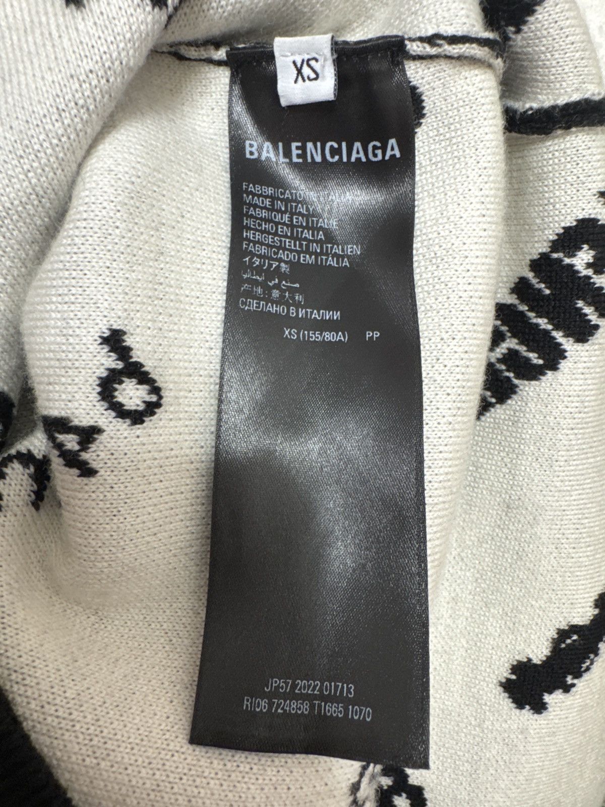 Balenciaga Logomania Sweater Size US XS / EU 42 / 0 - 4 Thumbnail