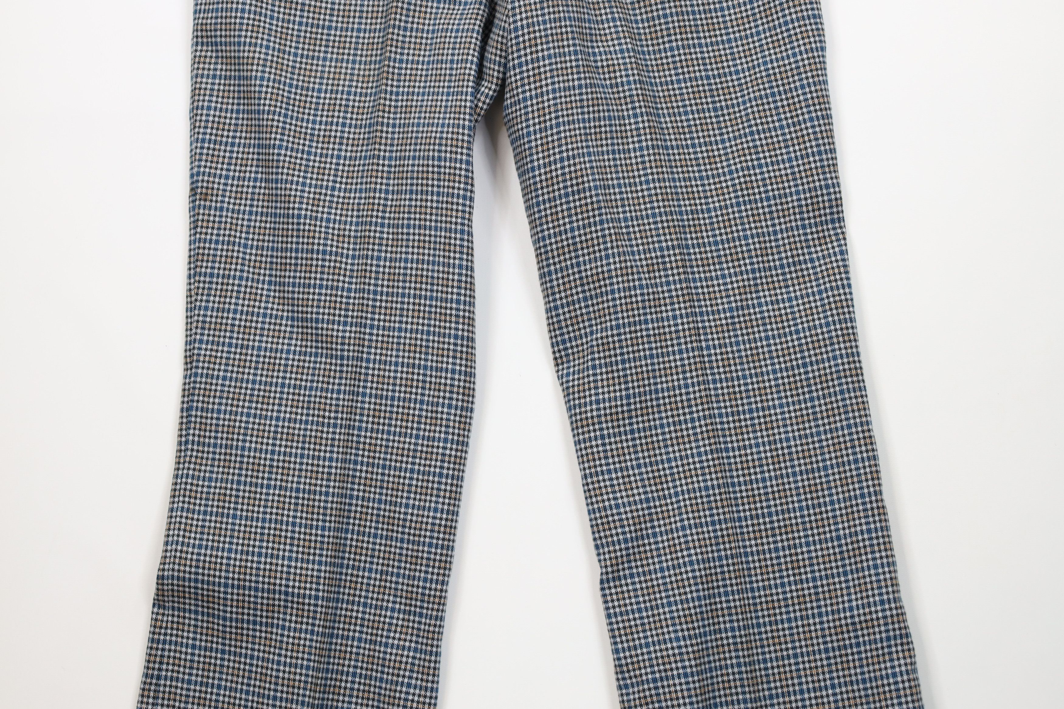 Vintage Vintage 60s 70s Streetwear Bell Bottoms Pants Plaid USA Size US 34 / EU 50 - 11 Thumbnail