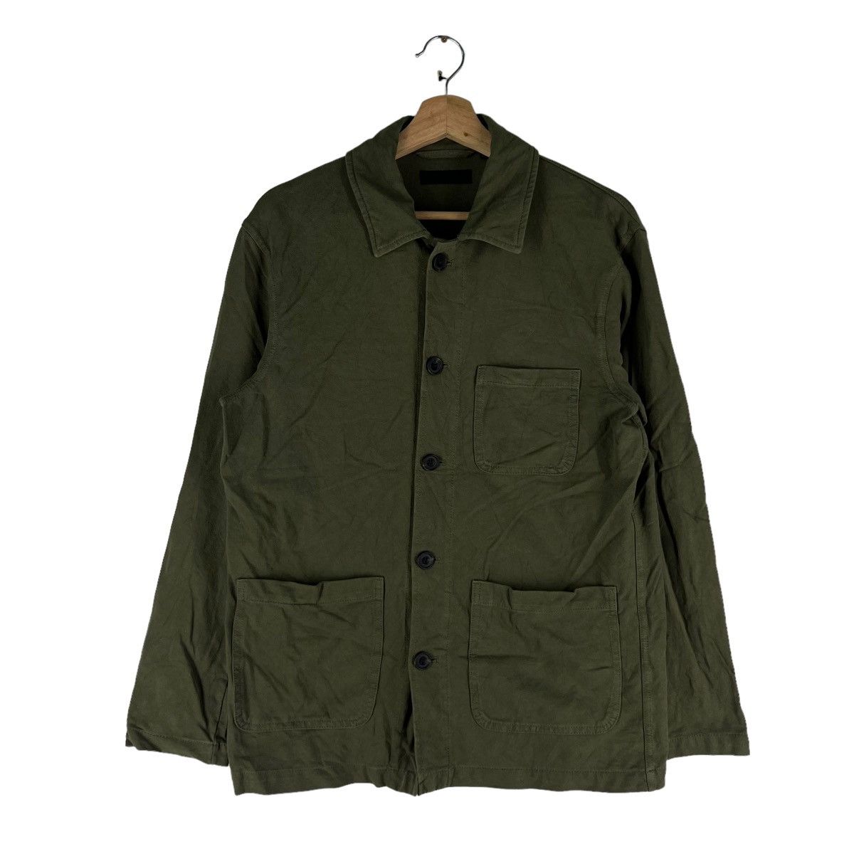 Japanese Brand 🔥90’s Vtg Chore Work Jacket Uniqlo Japan Issey Miyake Size US M / EU 48-50 / 2 - 1 Thumbnail