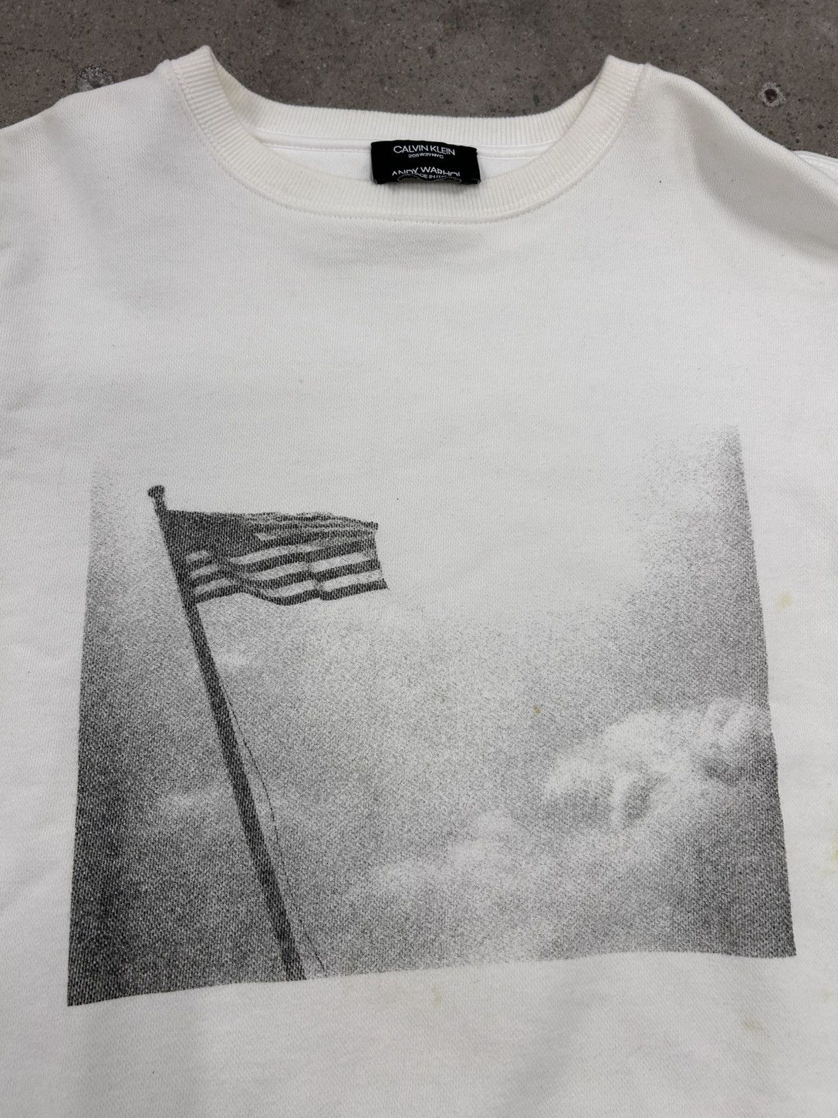 Raf Simons CALVIN KLEIN 205W39NYC Andy Warhol American-flag Sweatshirt Size US S / EU 44-46 / 1 - 3 Thumbnail