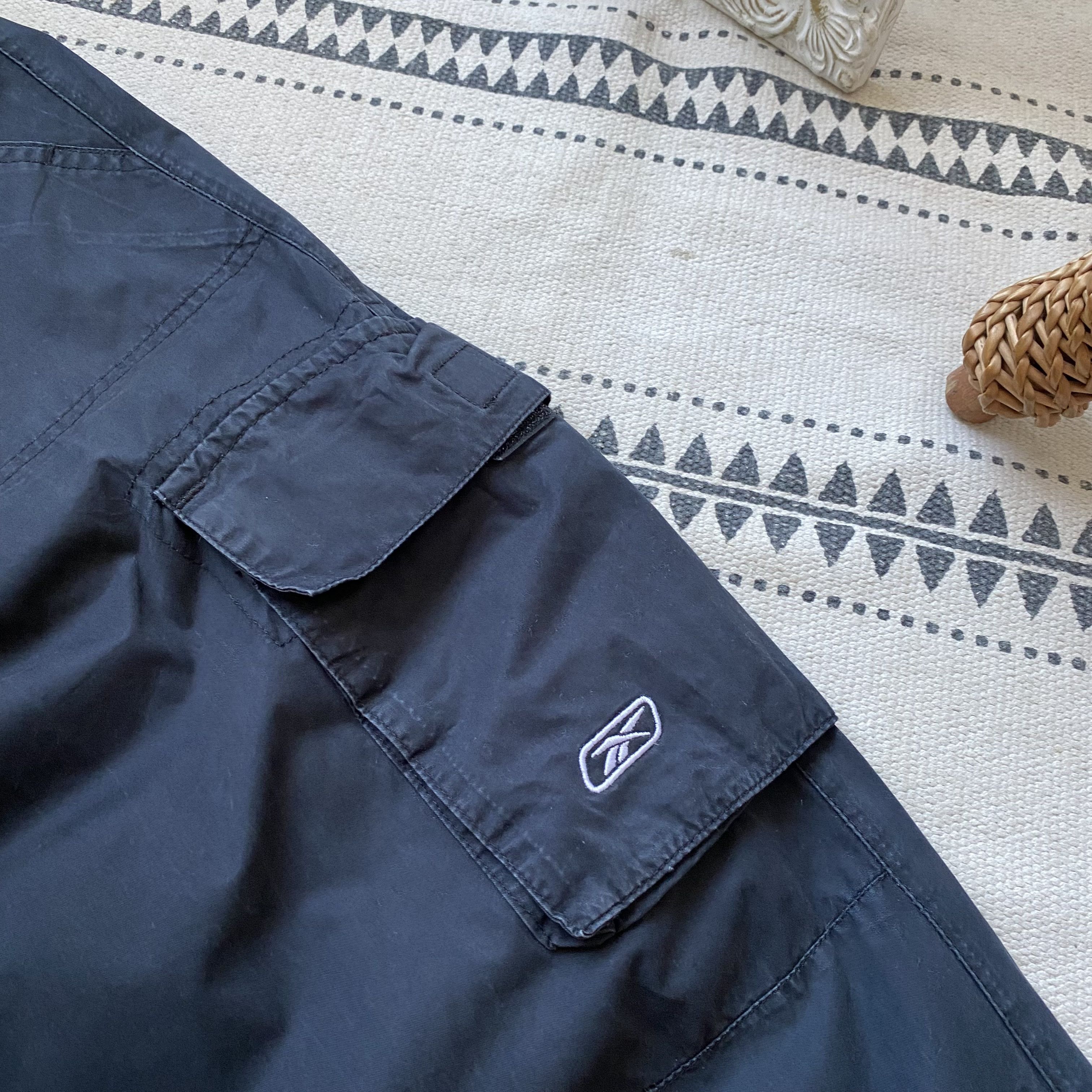 Reebok 🛹 Vintage 90s Reebok Military cargo pants baggy skater Size US 34 / EU 50 - 4 Thumbnail