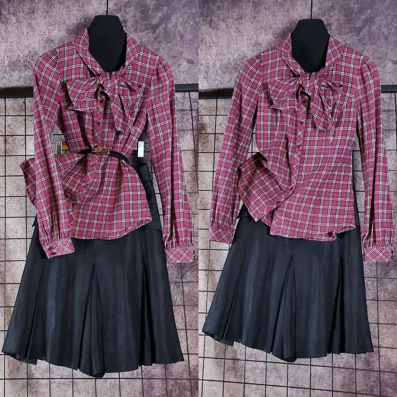 Burberry Burberry Violet Cotton Ruffled Sleeve Blouse Size S / US 4 / IT 40 - 1 Thumbnail