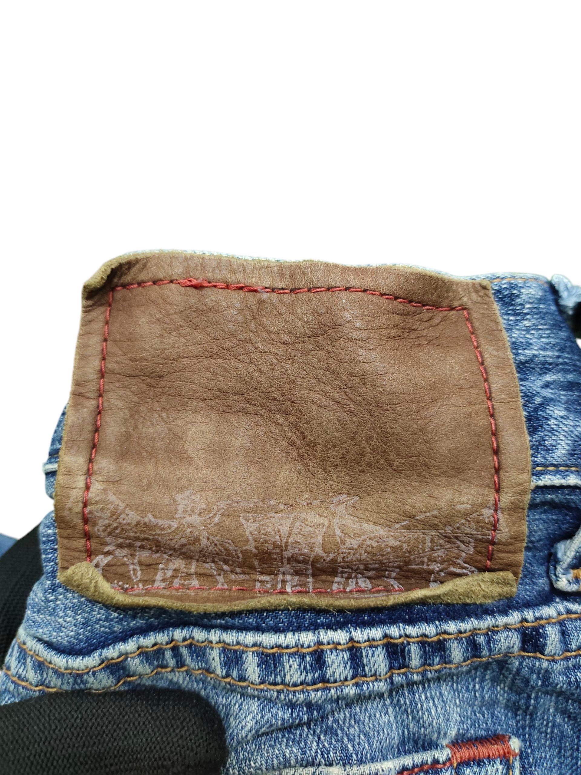 Kapital Vintage Y2k Levis Clawmark Distress Faded Denim Jeans Size US 30 / EU 46 - 10 Thumbnail