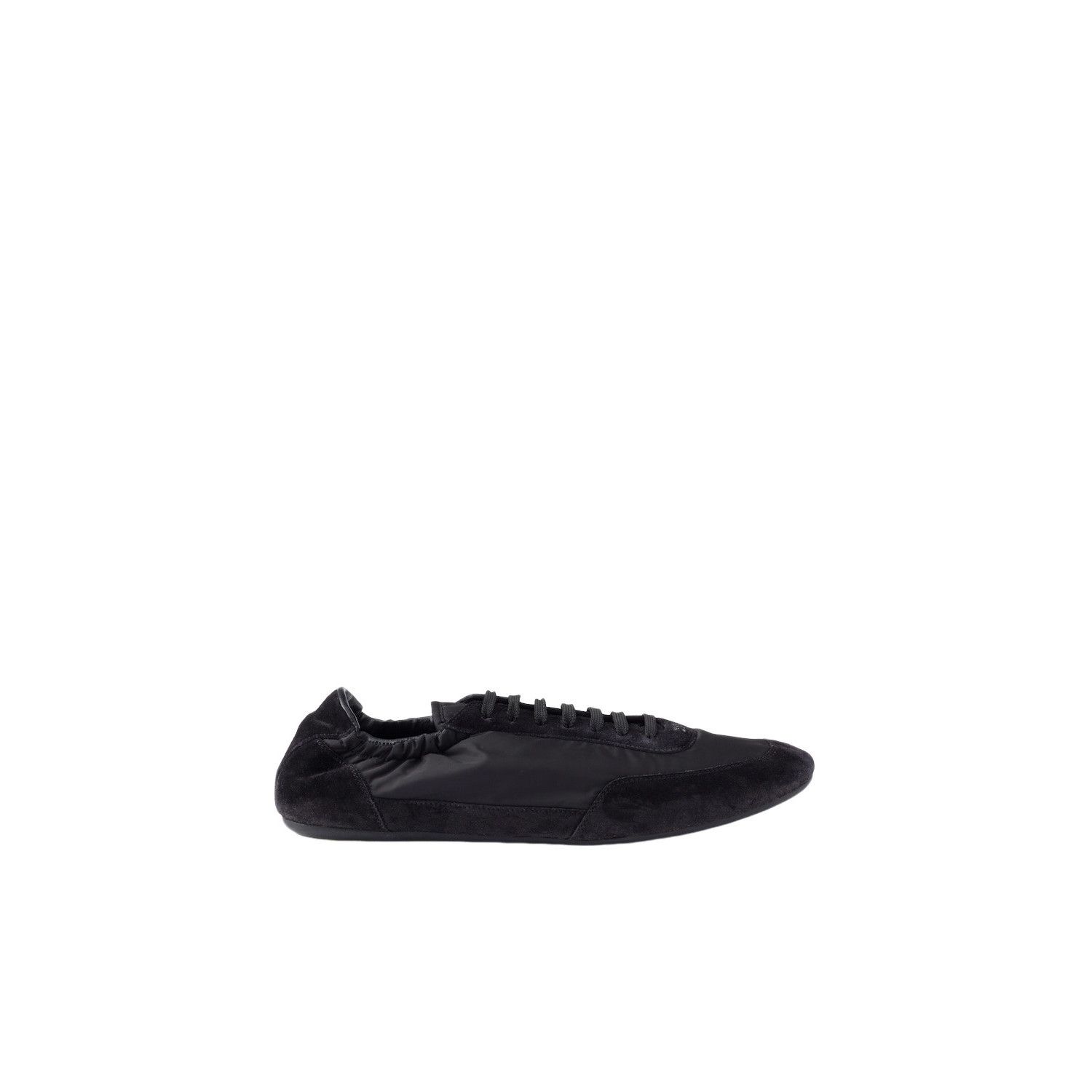 Prada PRADA Collapse $975 Re-Nylon Black And Suede Elasticized Sne Size US 12 / EU 45 - 2 Thumbnail