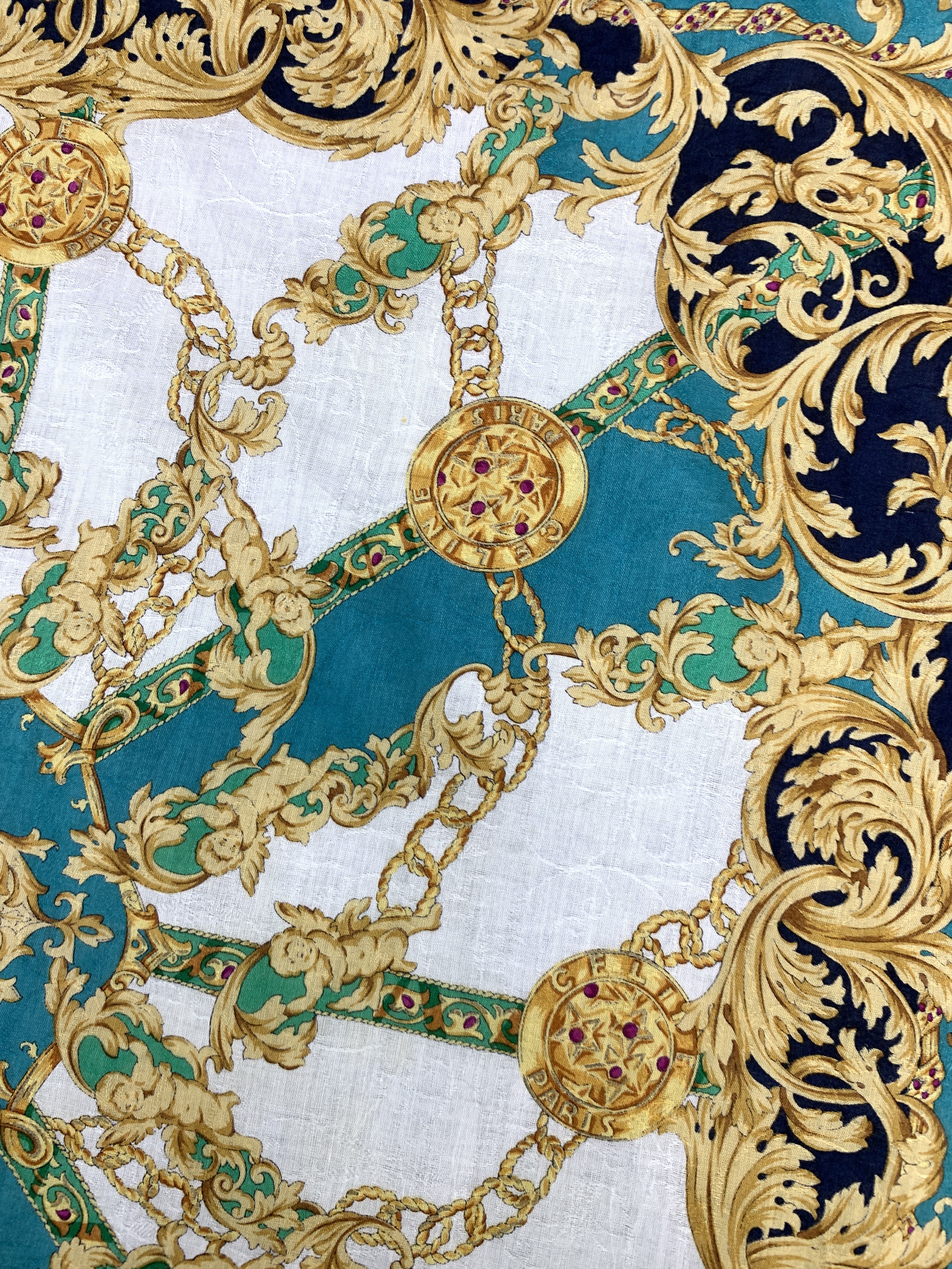 Celine × Vintage Vintage Celine Neckerchief/ Handkerchief - HKA945 Size ONE SIZE - 7 Thumbnail