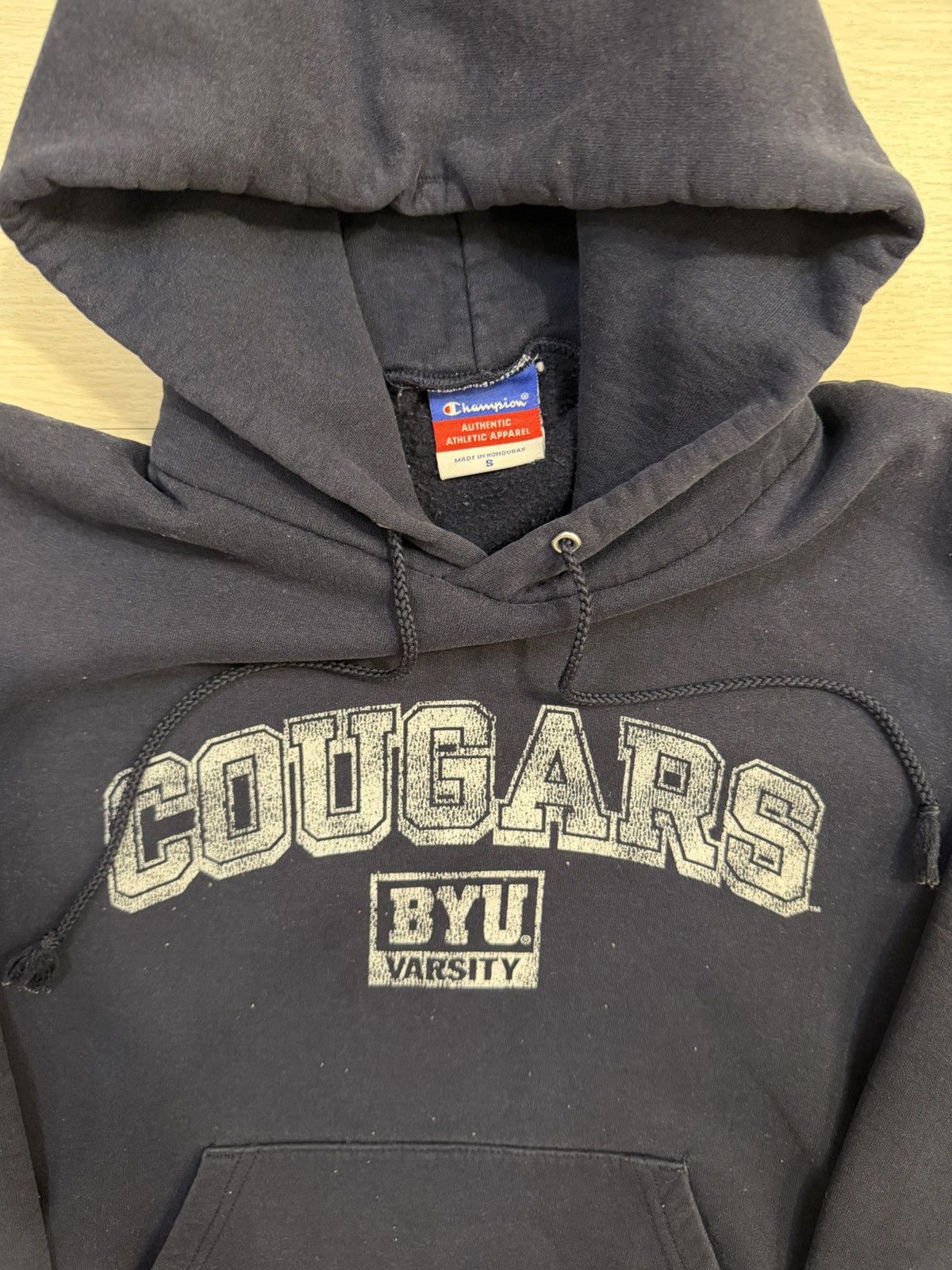 Champion Champion BYU Varsity Cougars Blue Pullover Hoodie Size US S / EU 44-46 / 1 - 4 Thumbnail