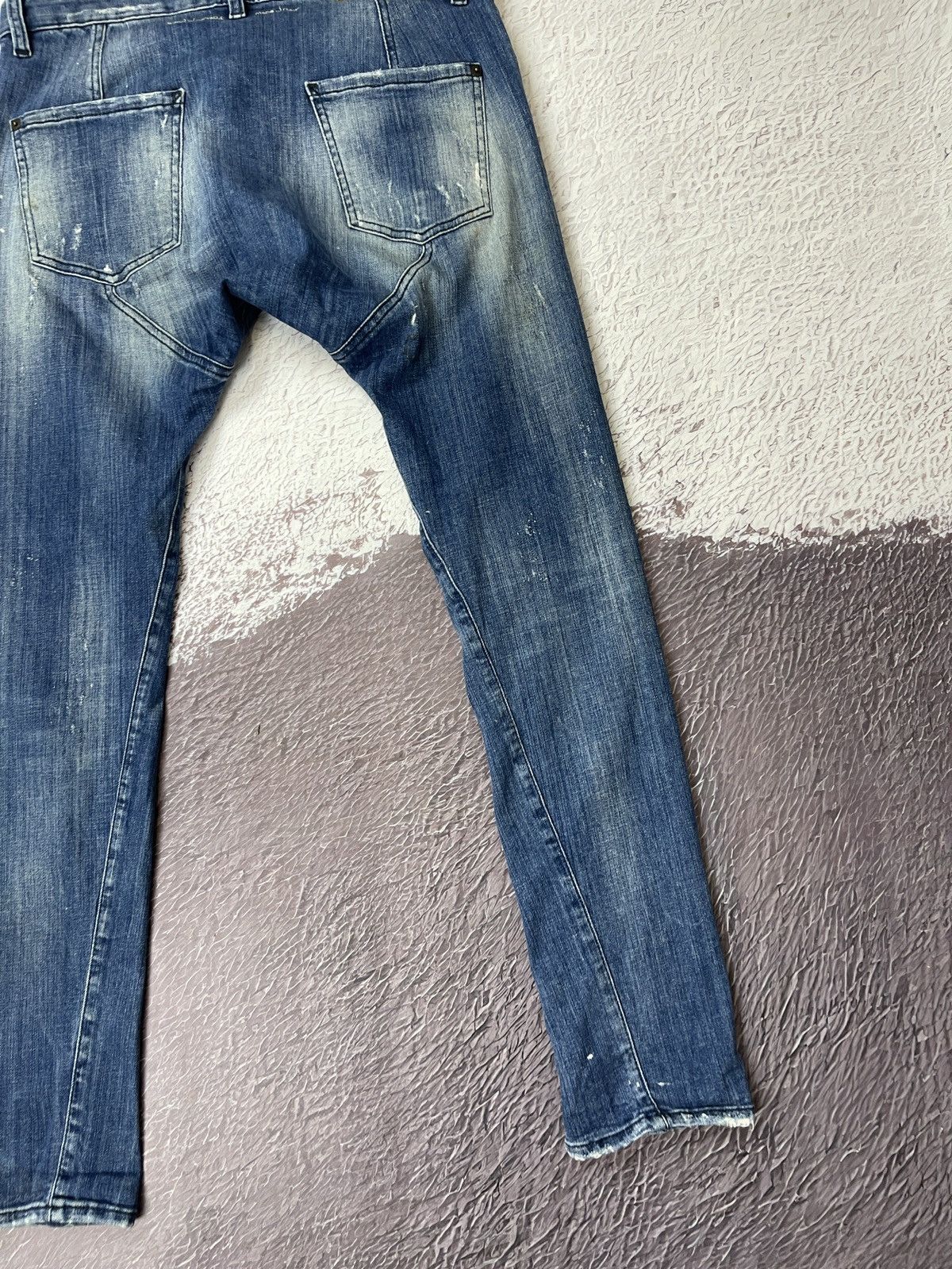 Dsquared2 Dsquared d2 vintage distressed denim jeans paint embroidery Size US 30 / EU 46 - 13 Thumbnail