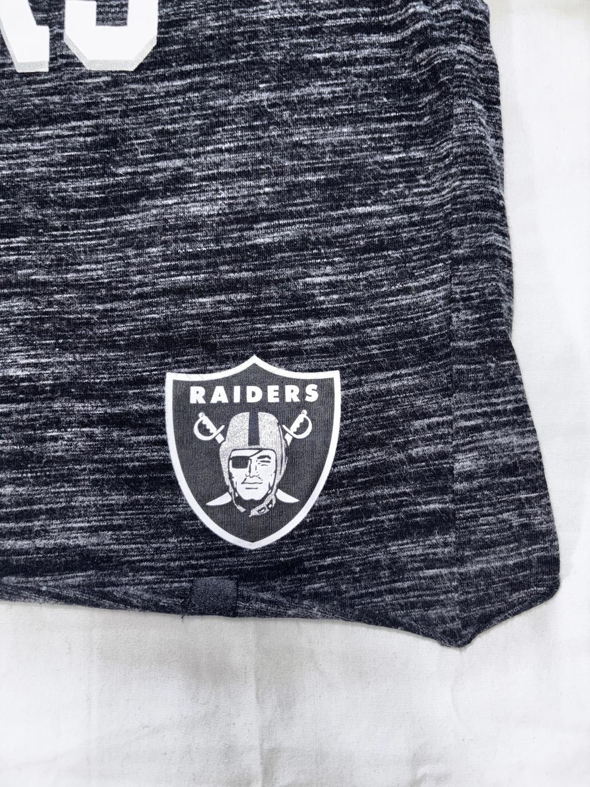 NFL Las Vegas Raiders Cropped Long Sleeve T-Shirt Size M / US 6-8 / IT 42-44 - 3 Thumbnail