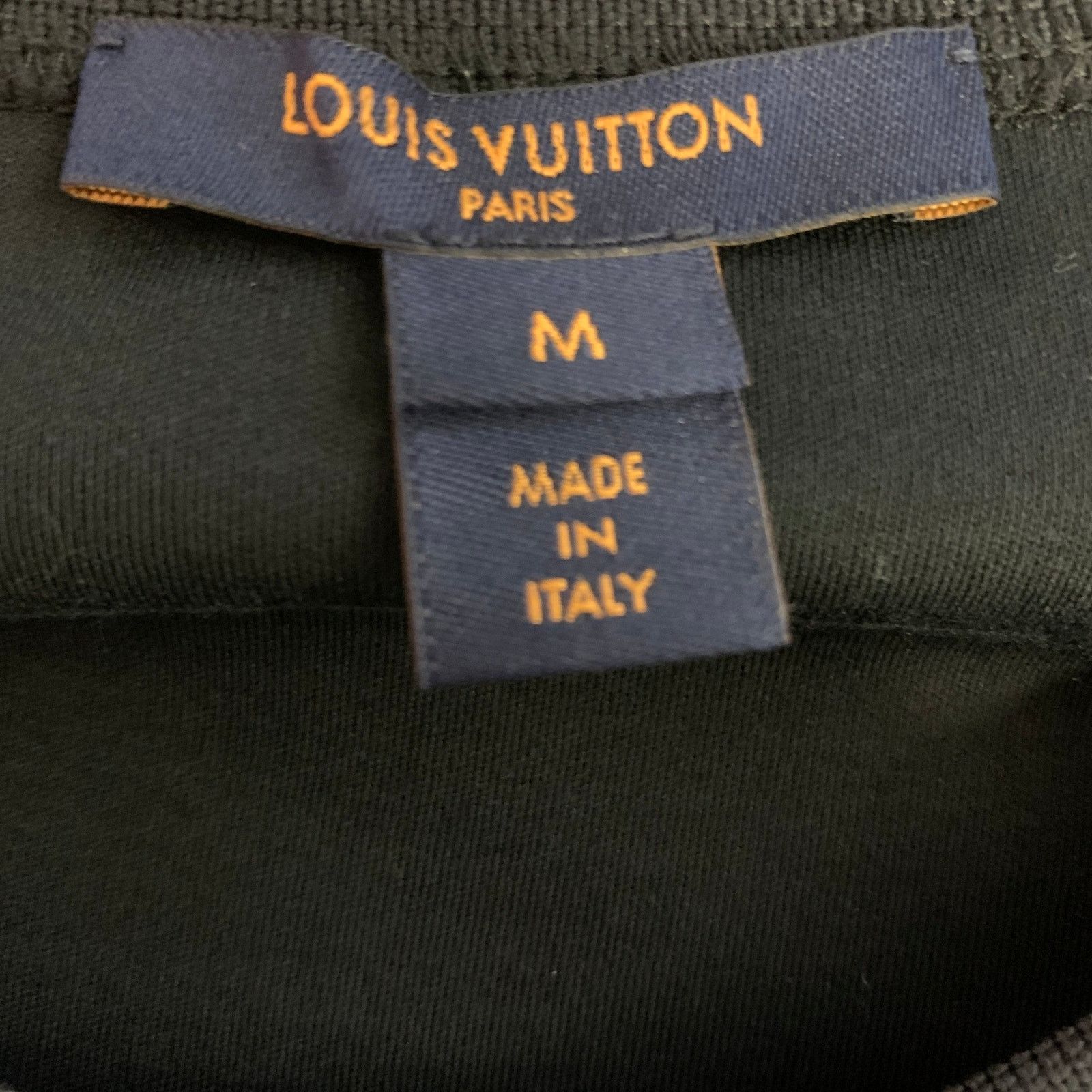 Louis Vuitton LOUIS VUITTON Size M Black Cotton Knee-Length Dress Size M / US 6-8 / IT 42-44 - 6 Thumbnail