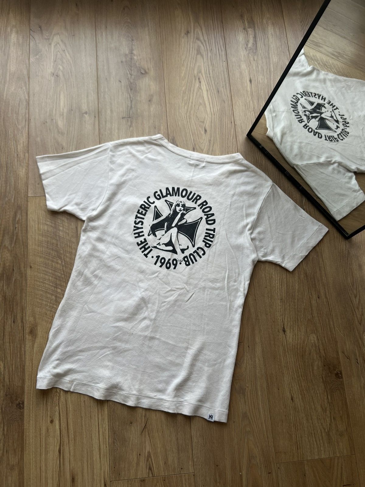 Hysteric Glamour HYSTERIC GLAMOUR ROAD TRIP CLUB 1969 CHOPPERS Y2K TEE Size US M / EU 48-50 / 2 - 1 Thumbnail