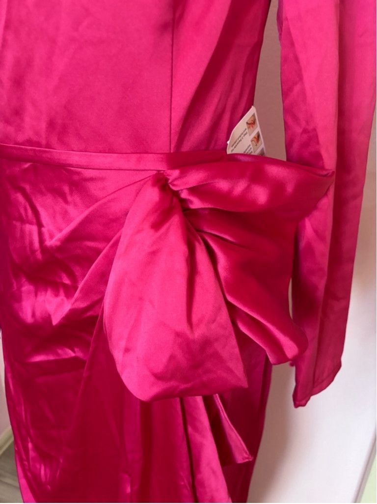 Mac Duggal Women's Mac Duggal Pink Long Sleeve Dress Size 6 Size M / US 6-8 / IT 42-44 - 5 Thumbnail
