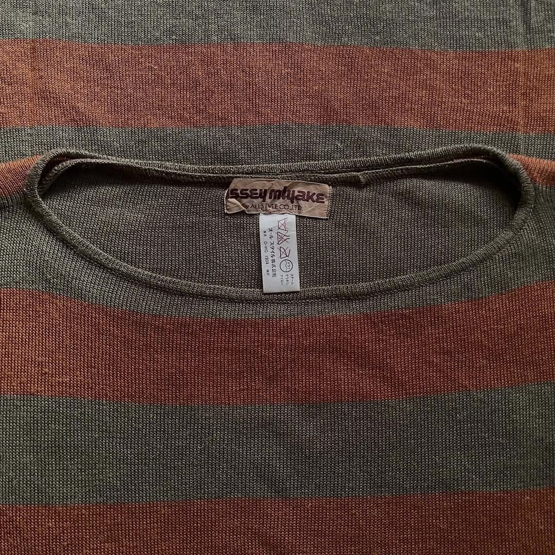 Issey Miyake Issey Miyake by Allstyle Knitted Double Layered T-Shirt Size US L / EU 52-54 / 3 - 4 Thumbnail