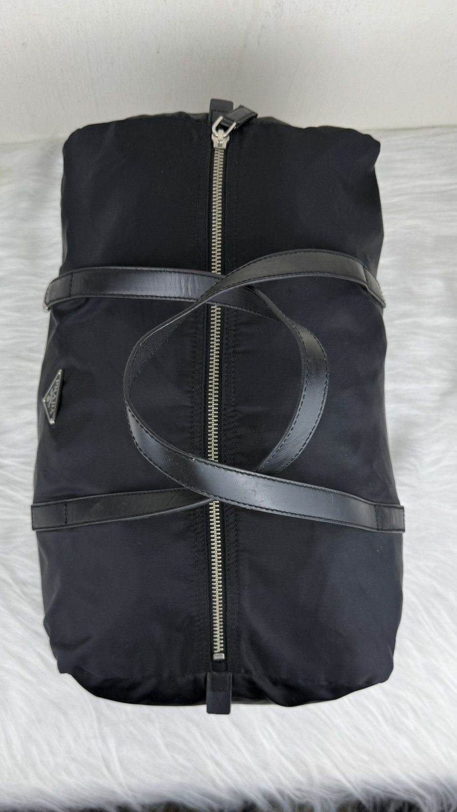 Prada Prada Nylon and Leather Boston Bag Size ONE SIZE - 7 Thumbnail