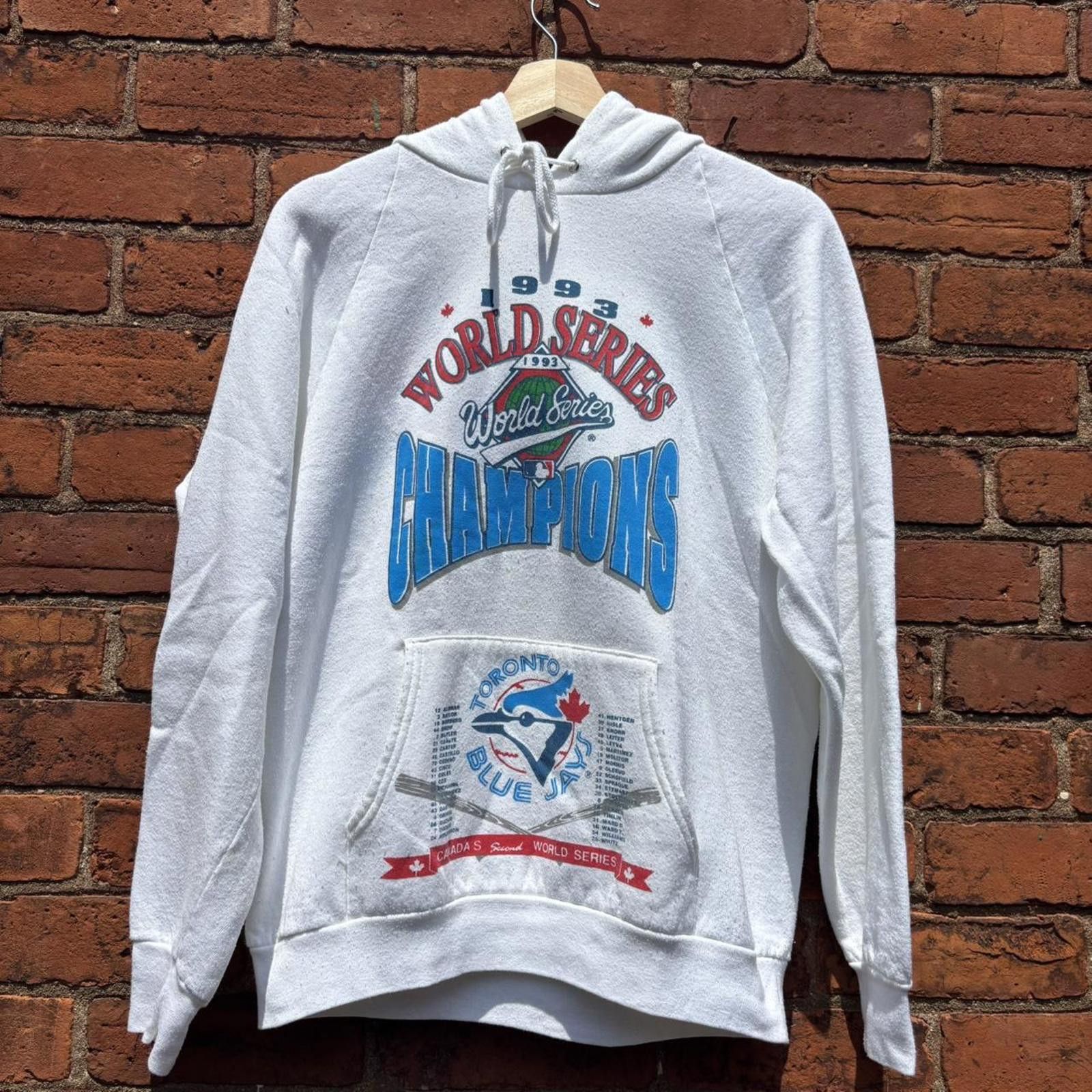 Nike Vintage toronto blue jays World Series champions hoodie 93 L Size US L / EU 52-54 / 3 - 3 Thumbnail