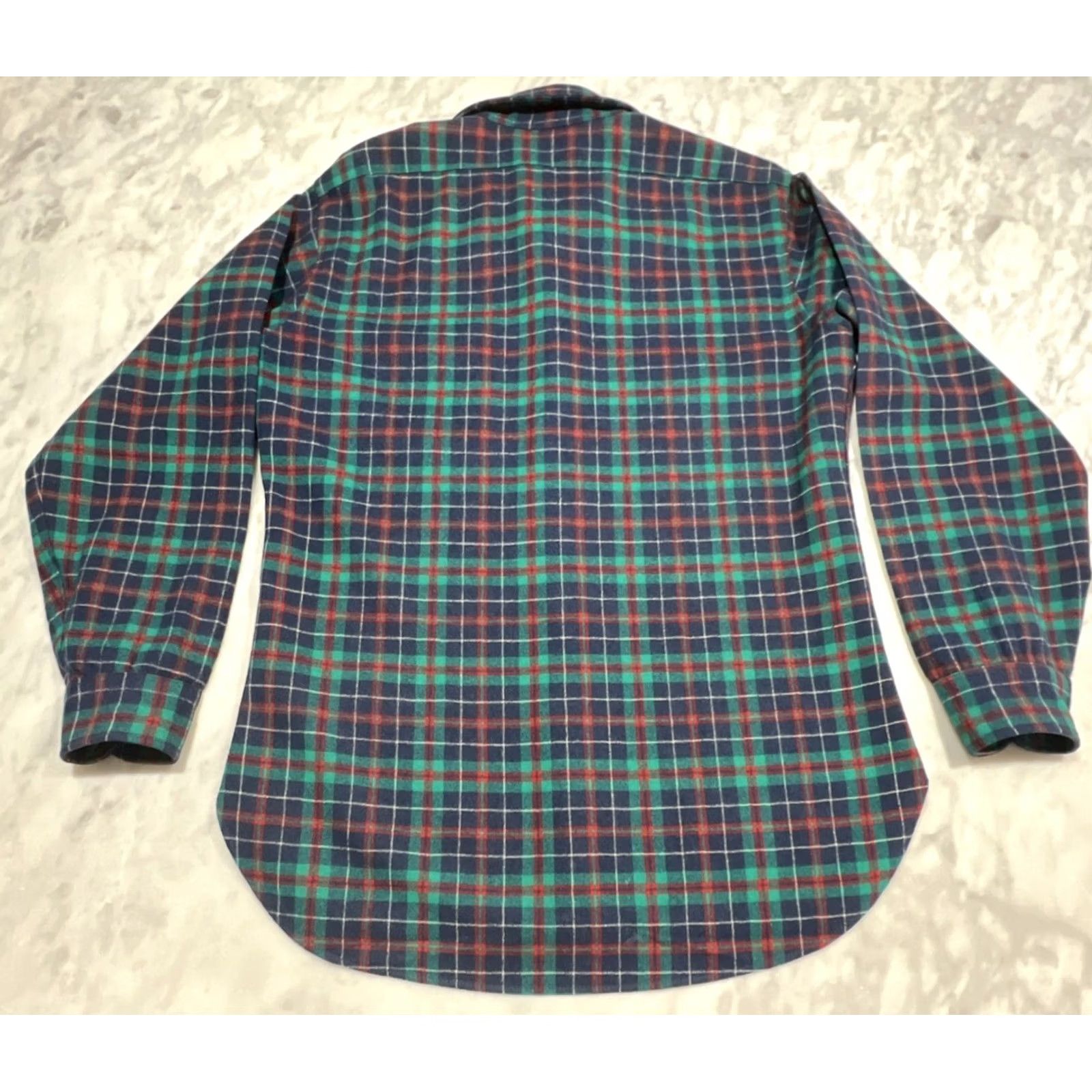 Pendleton VINTAGE Pendleton Wool Shirt Men M Pocket Long Sleeve Plaid USA Size US M / EU 48-50 / 2 - 6 Thumbnail
