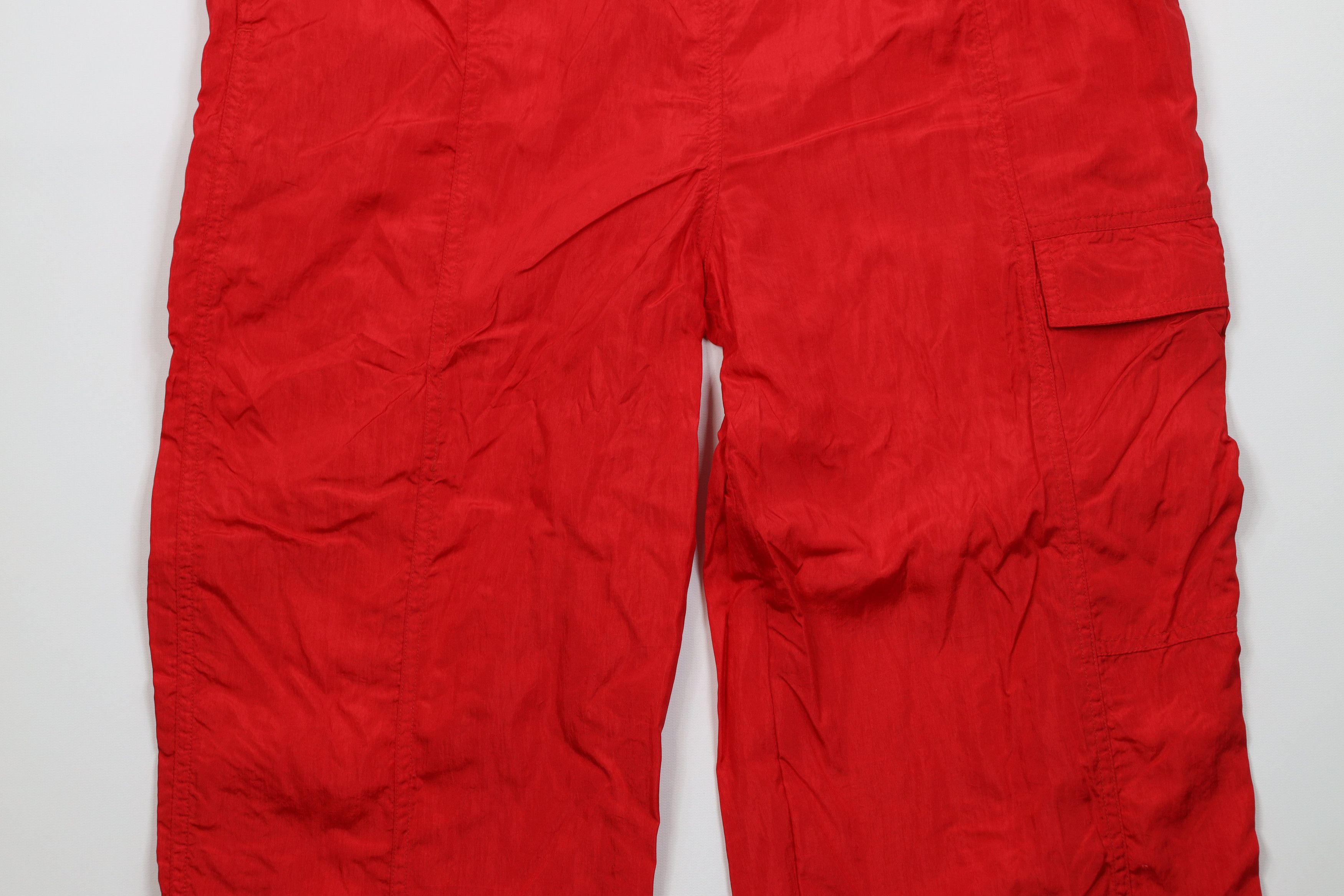 Adidas Vintage 70s 80s Adidas Pocket Windbreaker Joggers Pants Red Size US 36 / EU 52 - 3 Thumbnail